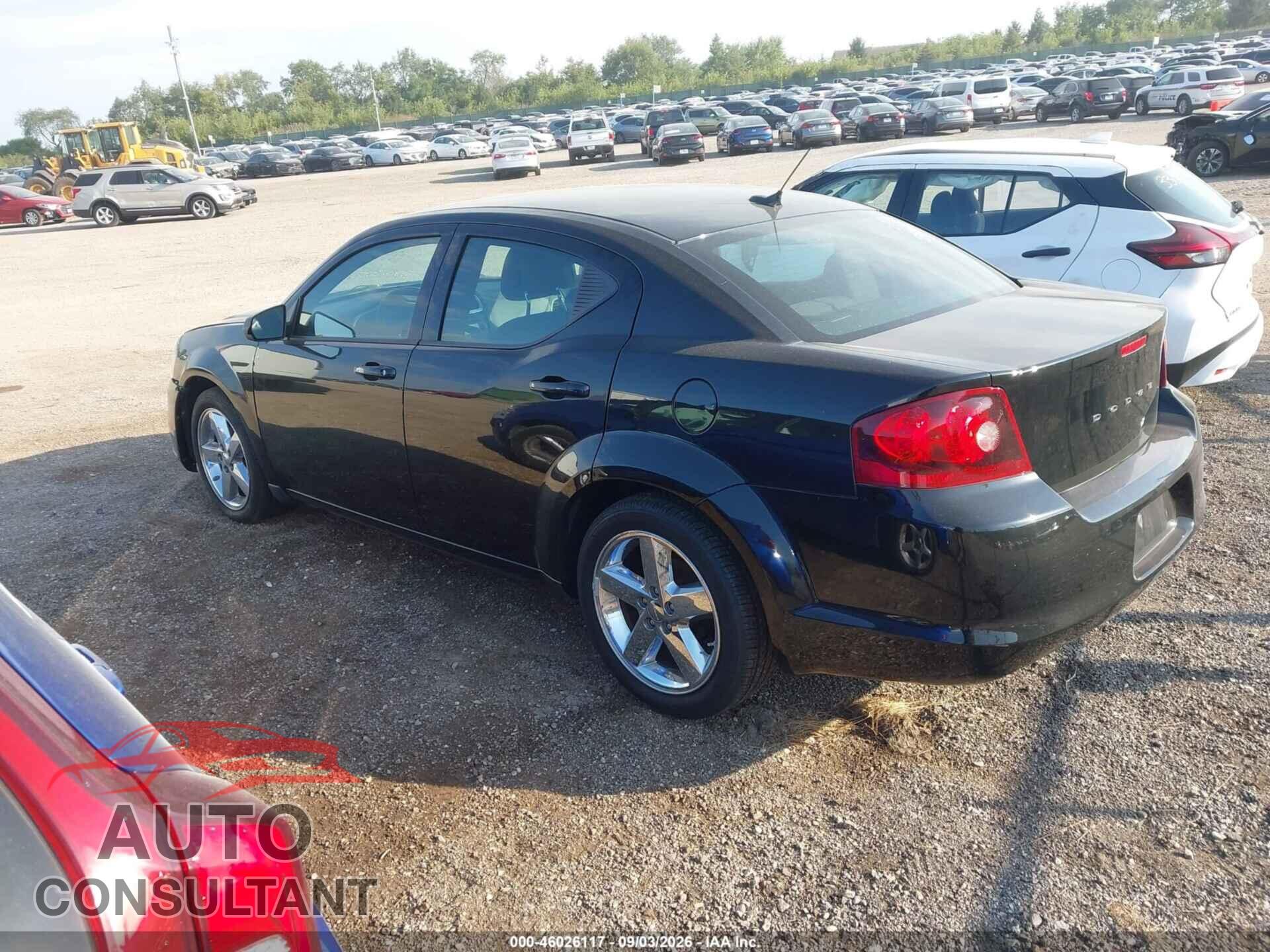 DODGE AVENGER 2013 - 1C3CDZAB3DN563790