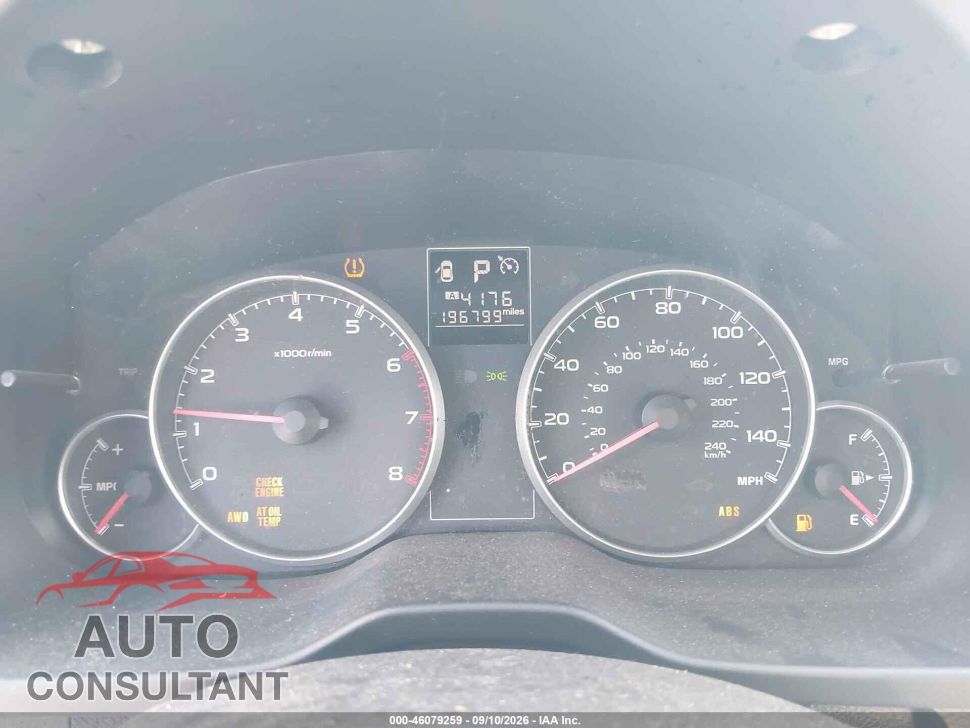 SUBARU OUTBACK 2013 - 4S4BRBCC7D3295534