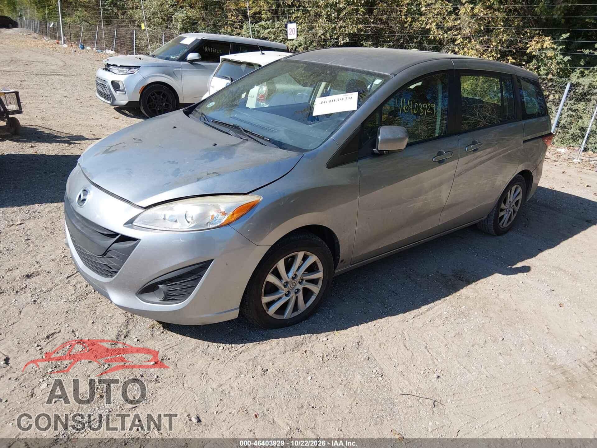 MAZDA MAZDA5 2012 - JM1CW2BL6C0137883