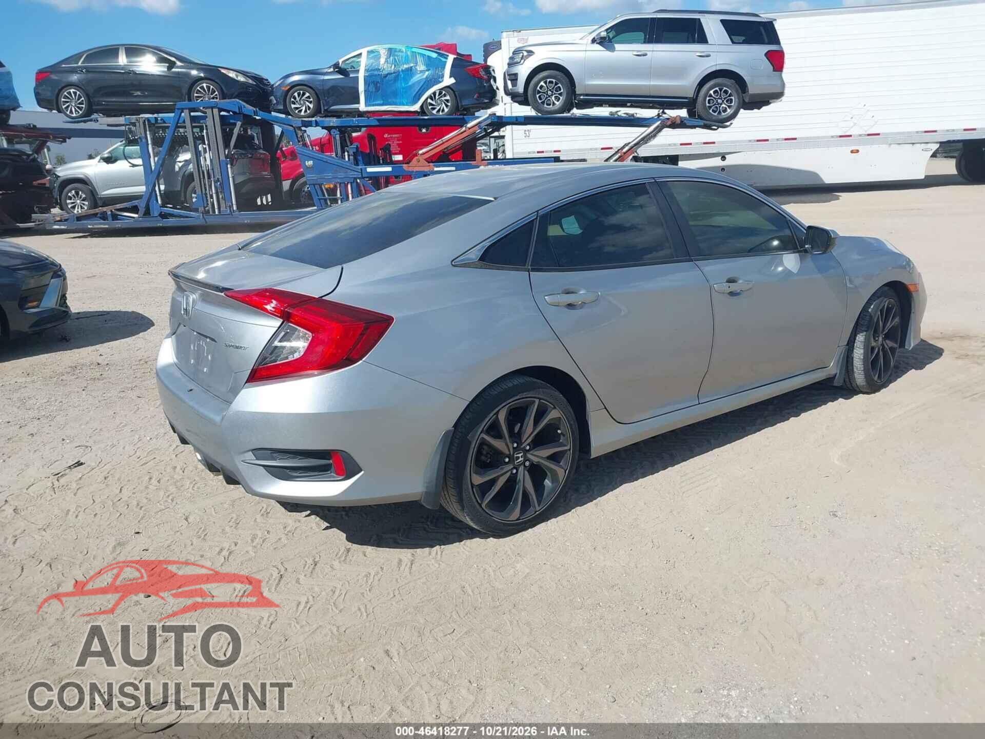 HONDA CIVIC 2019 - 19XFC2F87KE048096