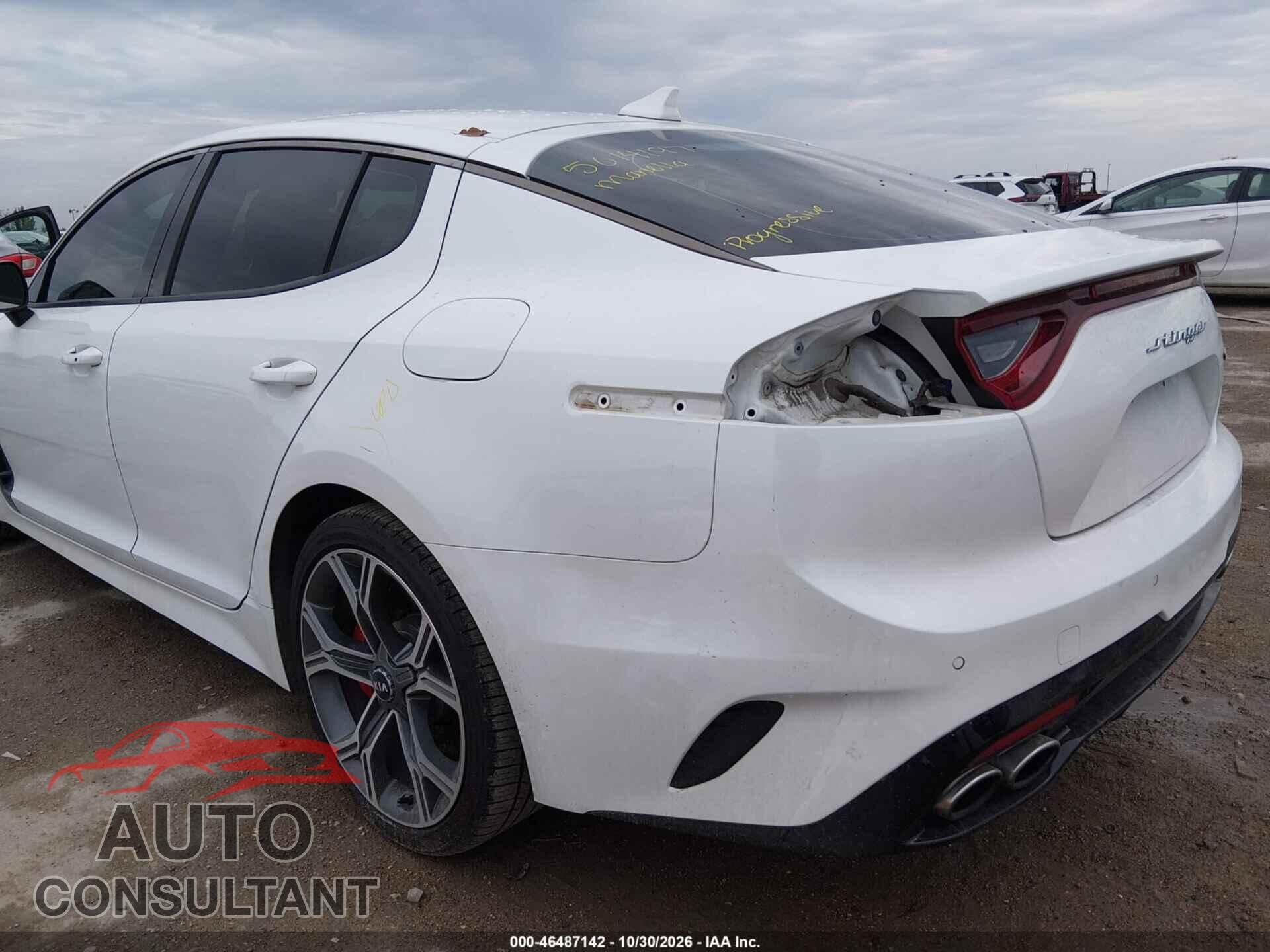 KIA STINGER 2020 - KNAE35LC8L6080310