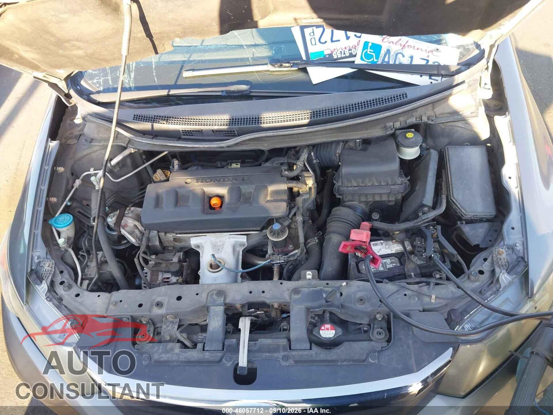 HONDA CIVIC 2012 - 2HGFB2F81CH540942