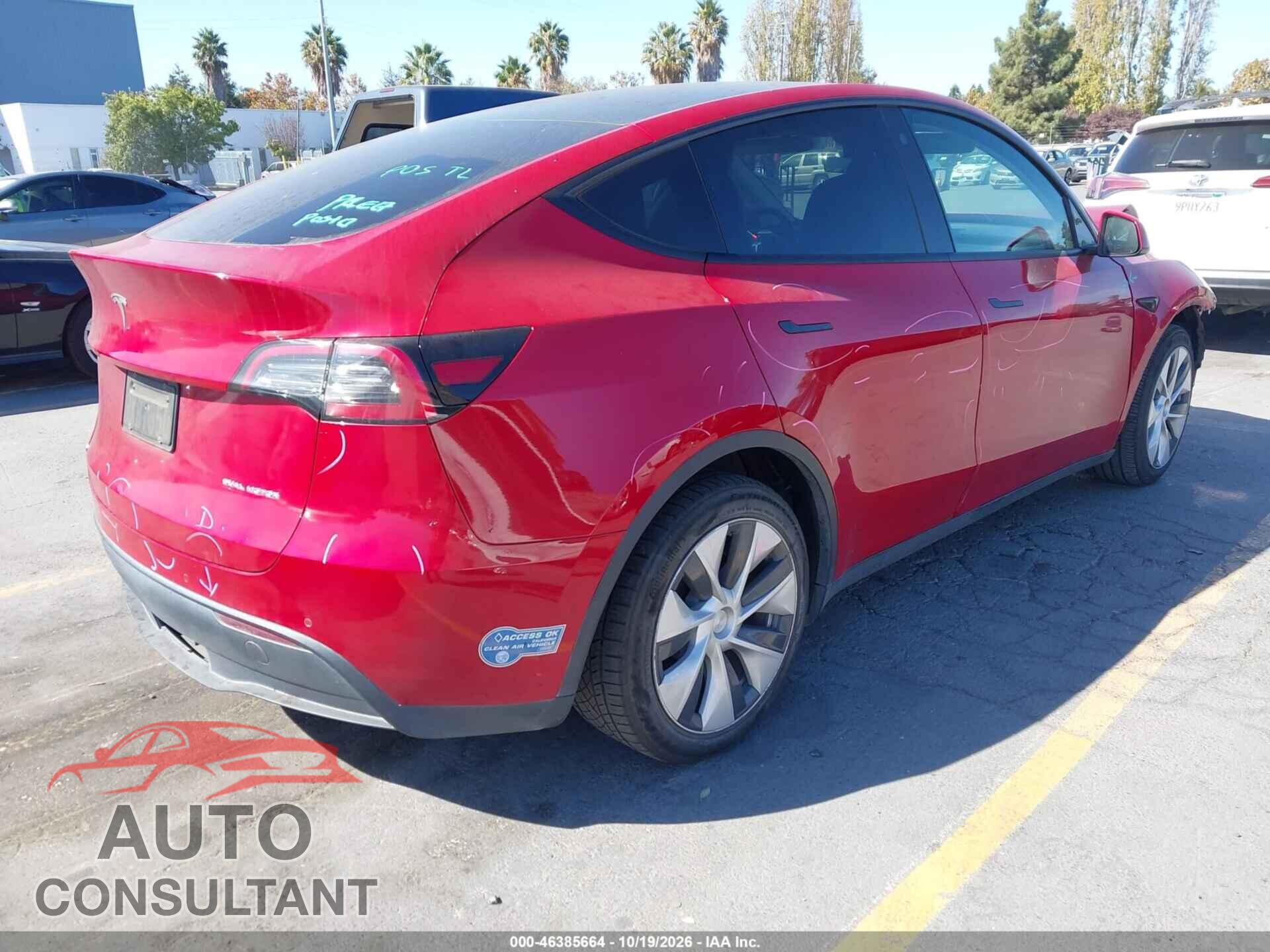 TESLA MODEL Y 2021 - 5YJYGDEEXMF217640