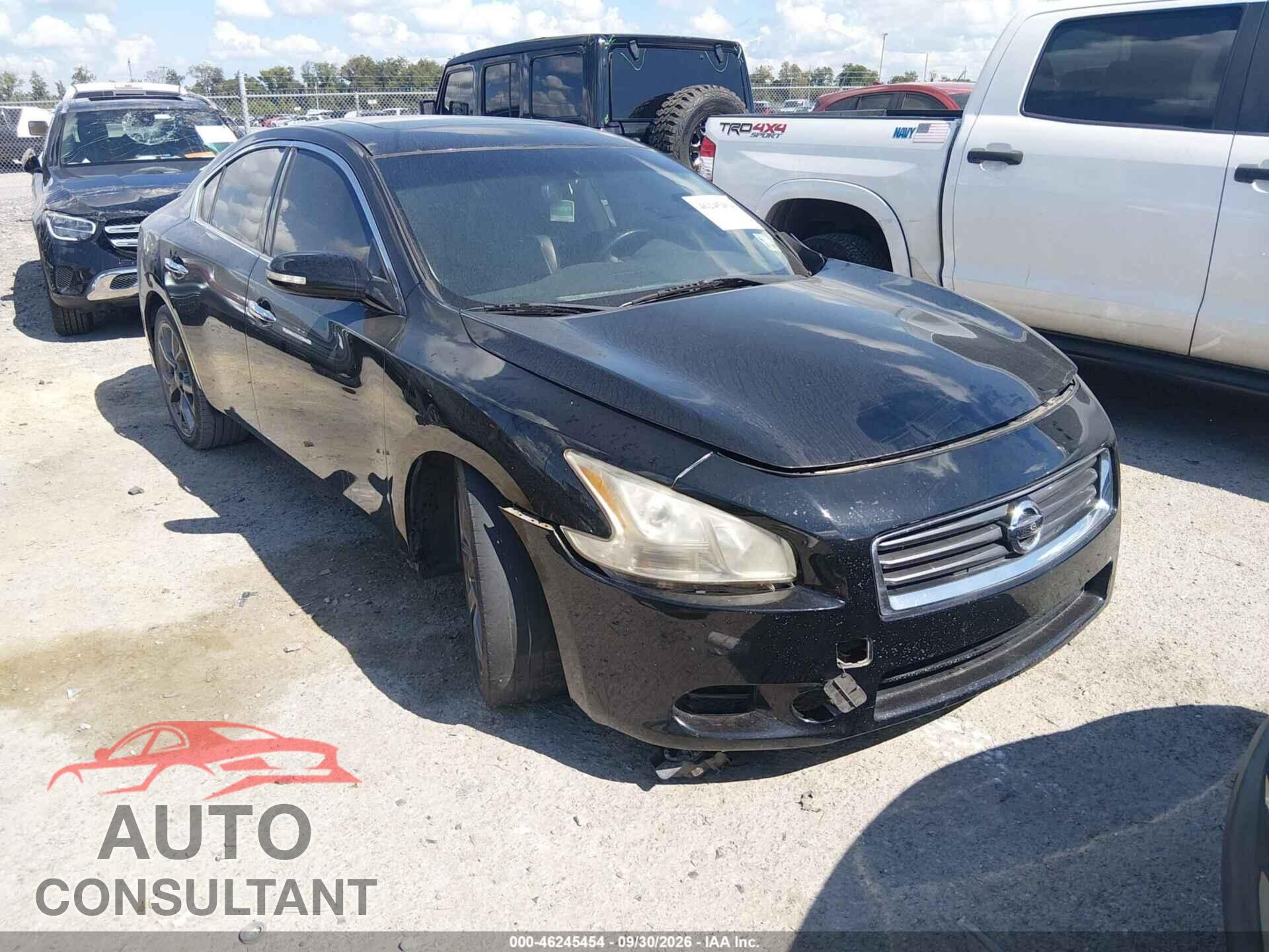 NISSAN MAXIMA 2013 - 1N4AA5AP1DC806398