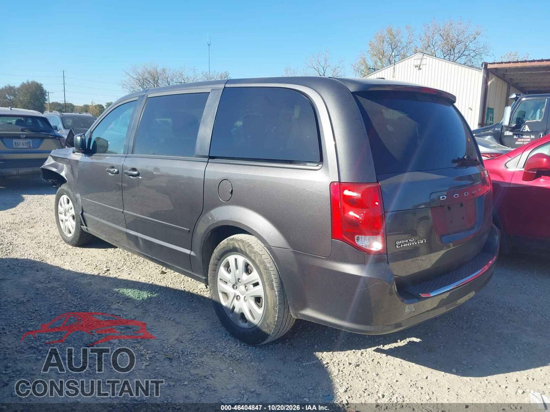 DODGE GRAND CARAVAN 2016 - 2C4RDGBG2GR196974