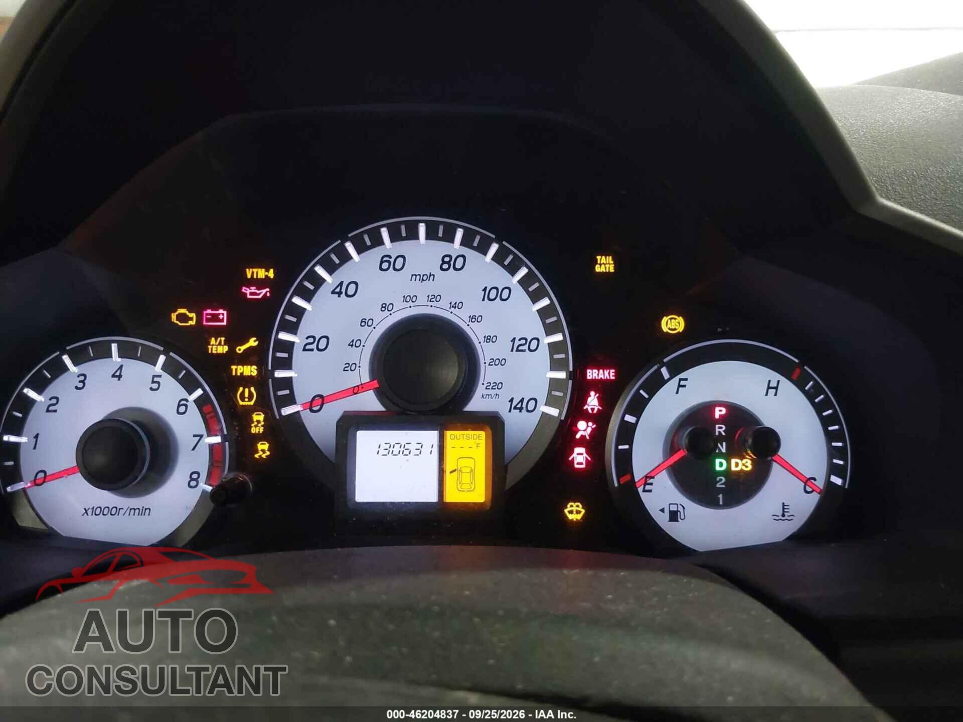 HONDA PILOT 2013 - 5FNYF4H66DB042195
