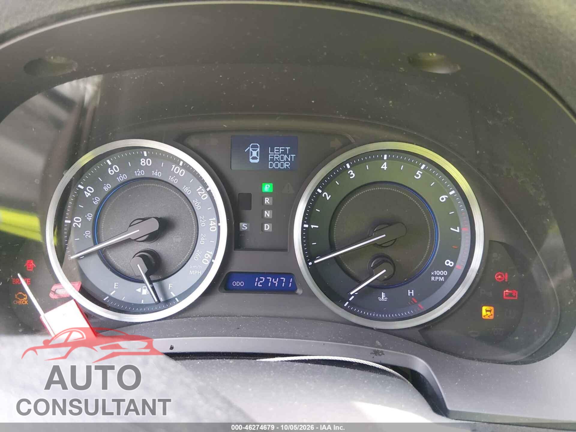 LEXUS IS 250 2011 - JTHCF5C20B5051816