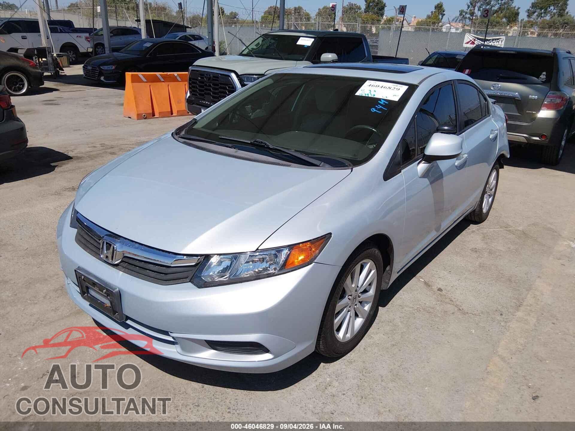 HONDA CIVIC 2012 - 2HGFB2F93CH573739