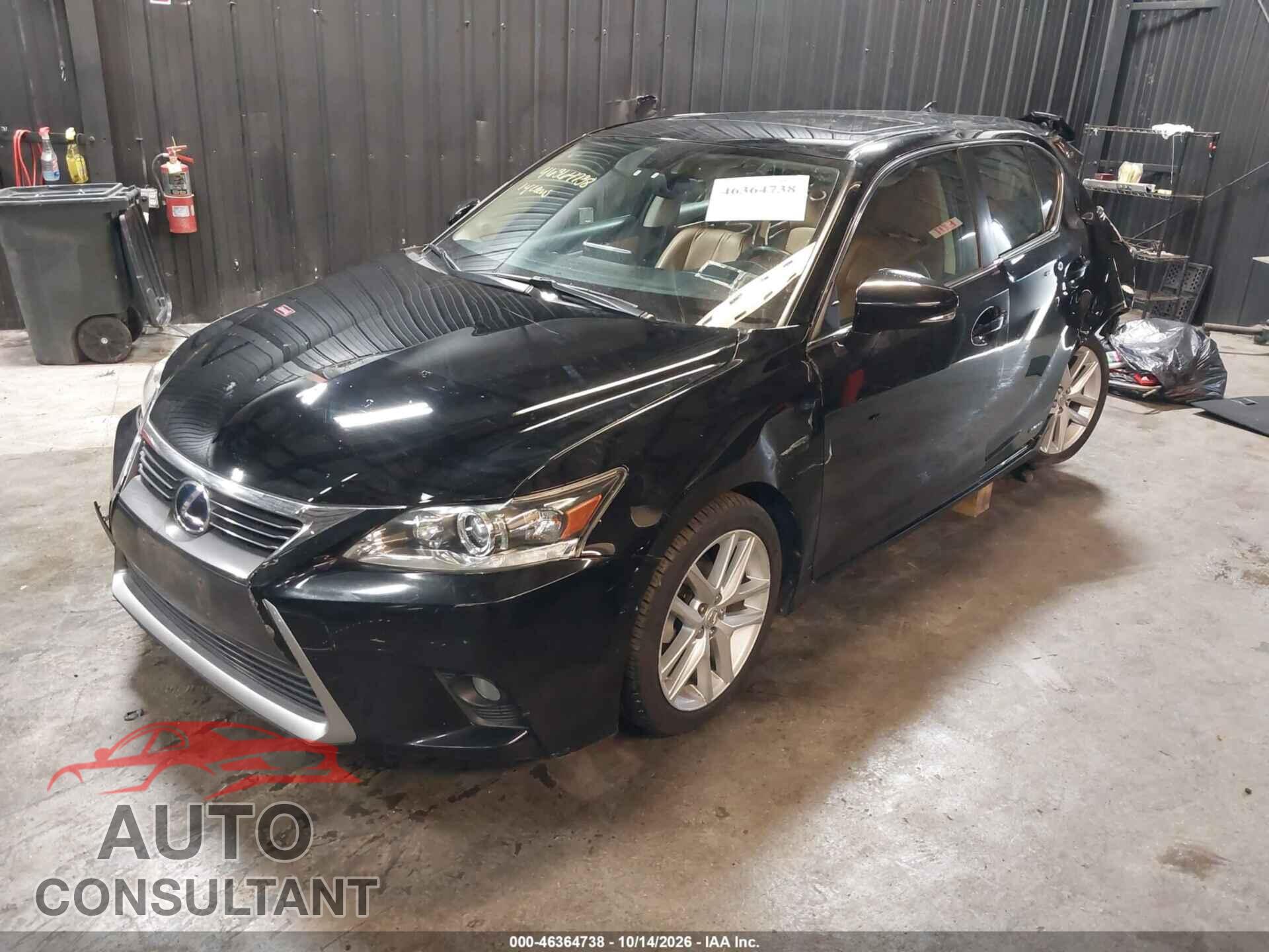 LEXUS CT 200H 2014 - JTHKD5BH0E2177865