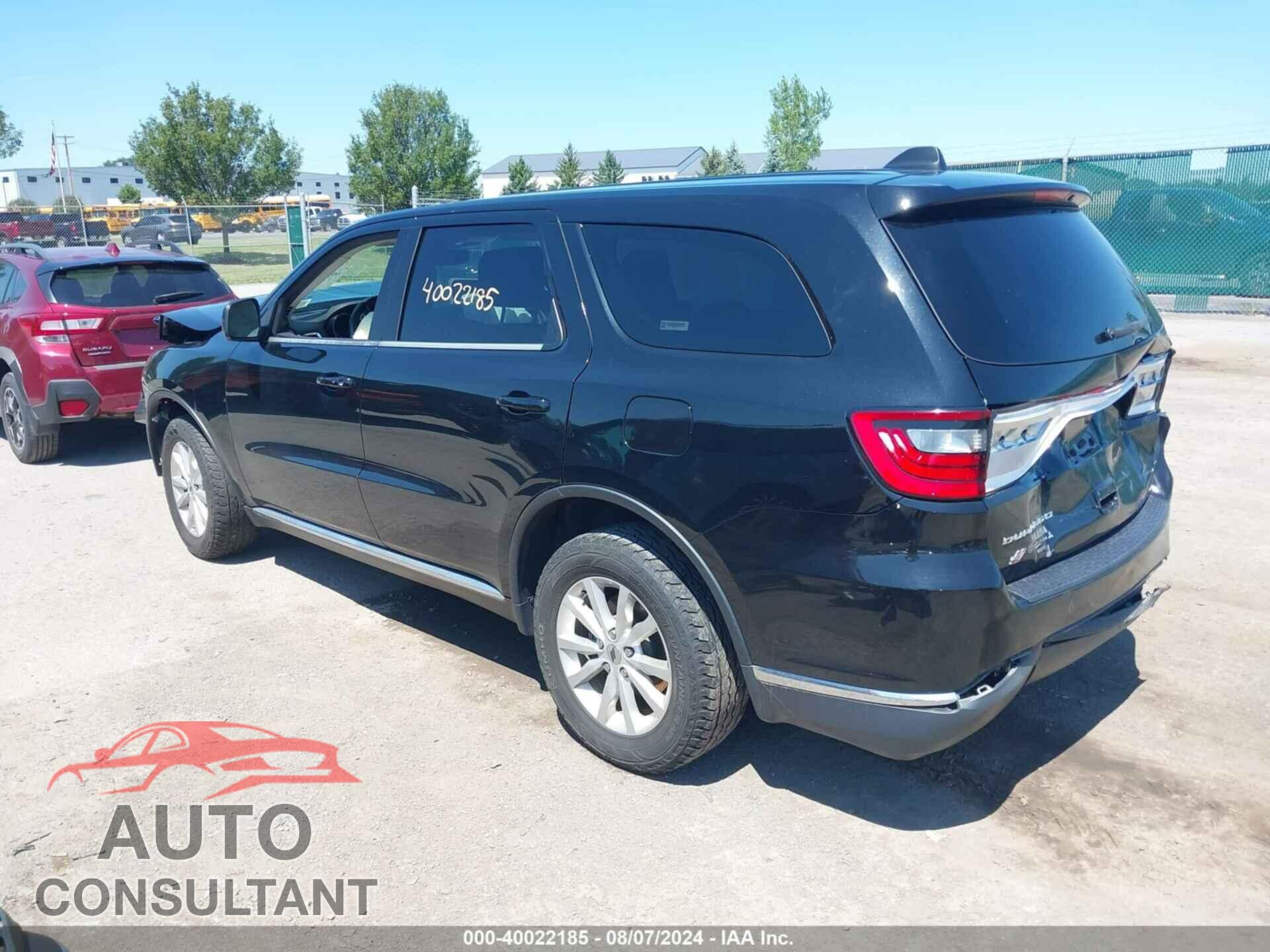 DODGE DURANGO 2019 - 1C4RDJAG9KC560887