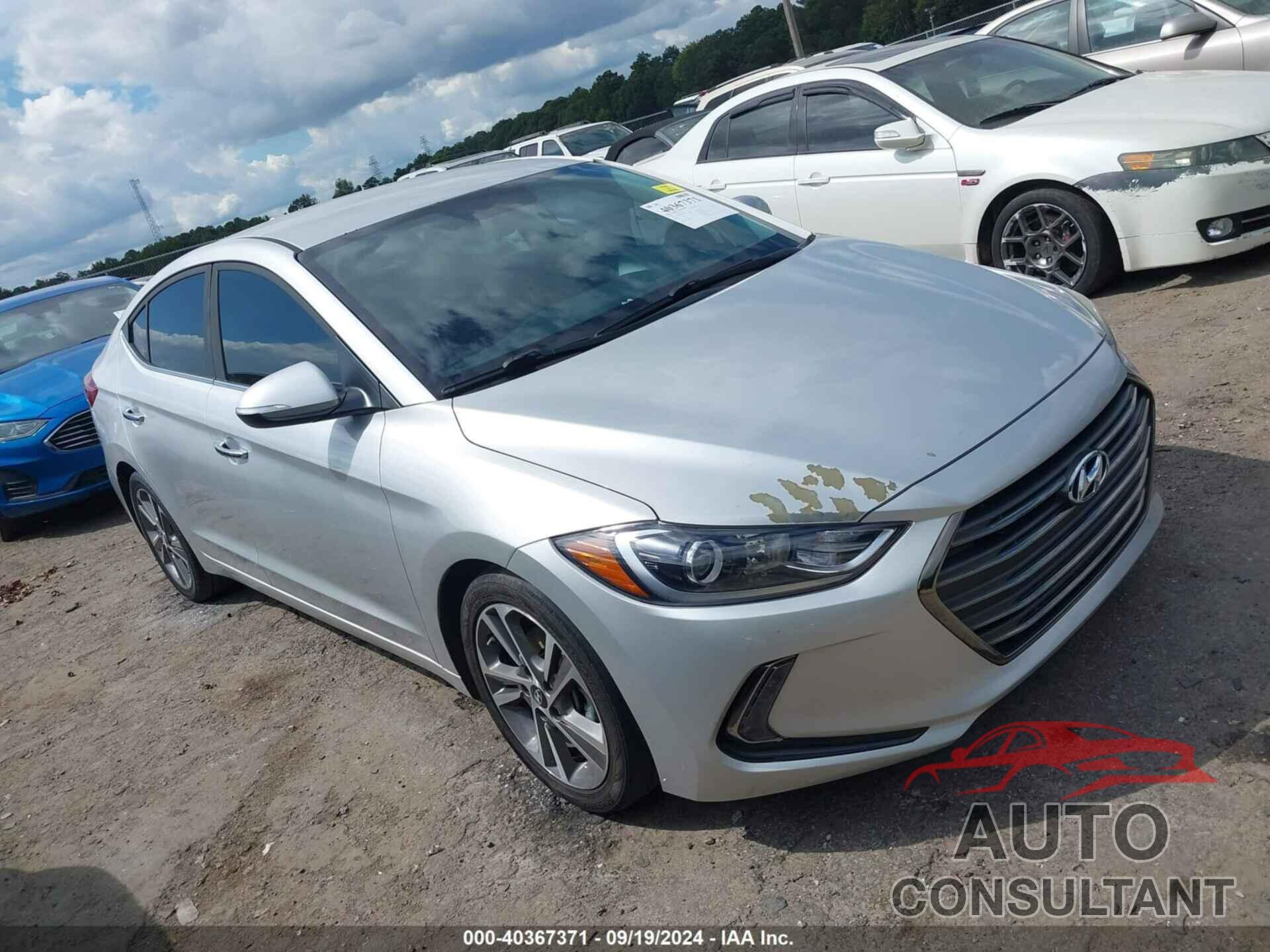 HYUNDAI ELANTRA 2017 - 5NPD84LF9HH024703