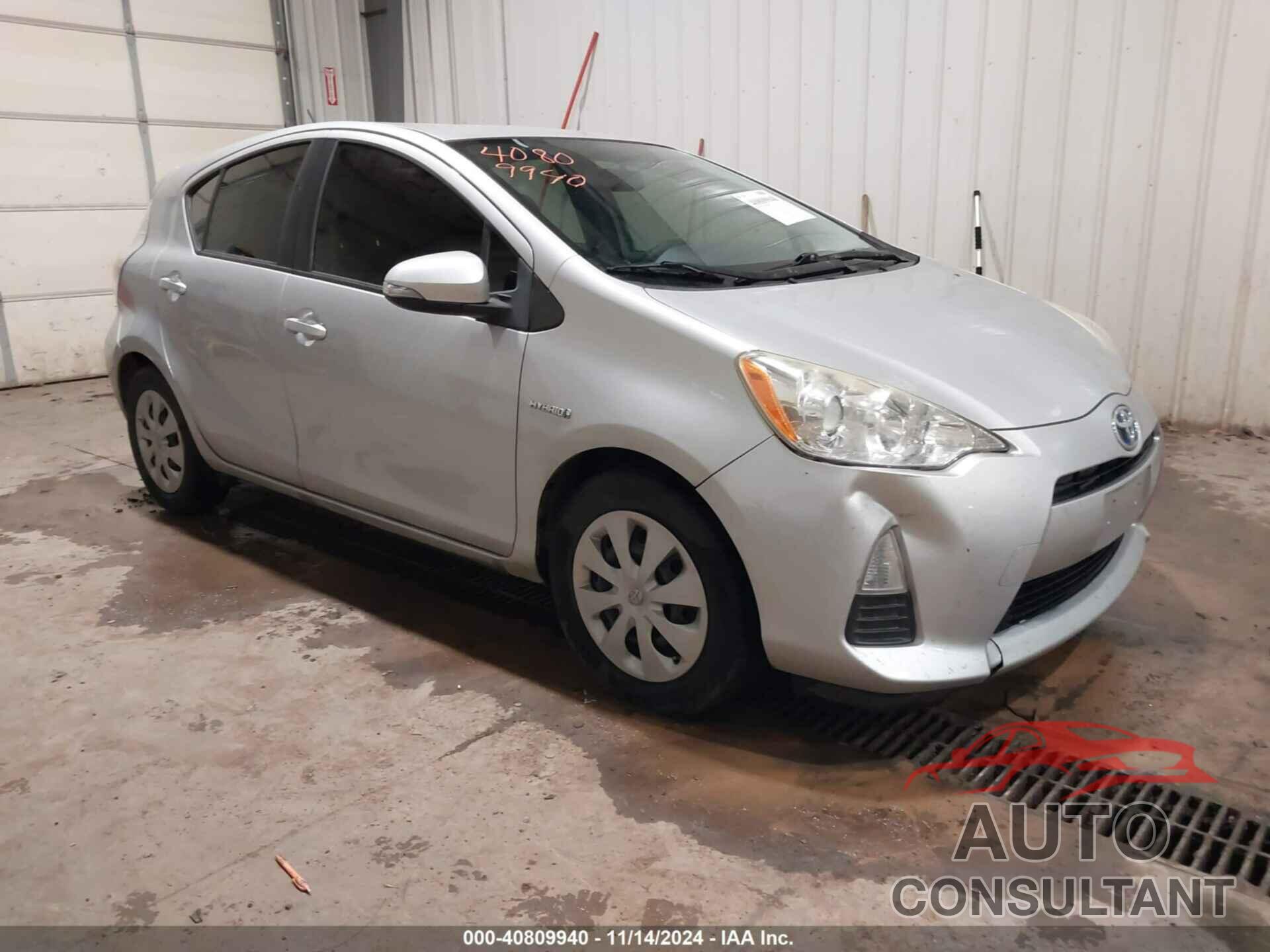 TOYOTA PRIUS C 2014 - JTDKDTB37E1085927