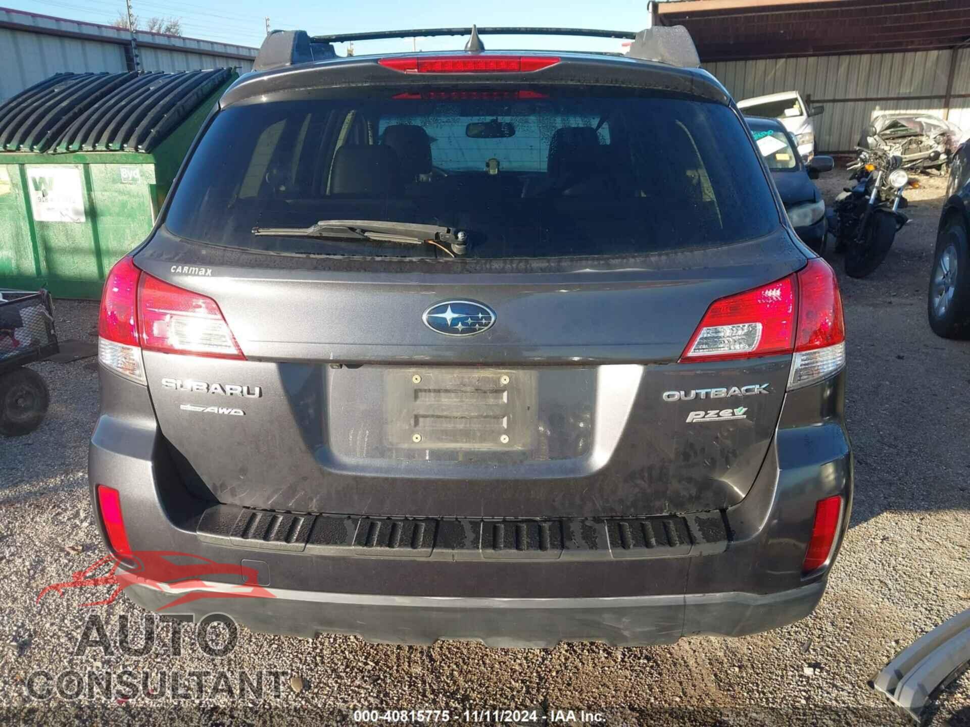 SUBARU OUTBACK 2013 - 4S4BRBLC8D3223791