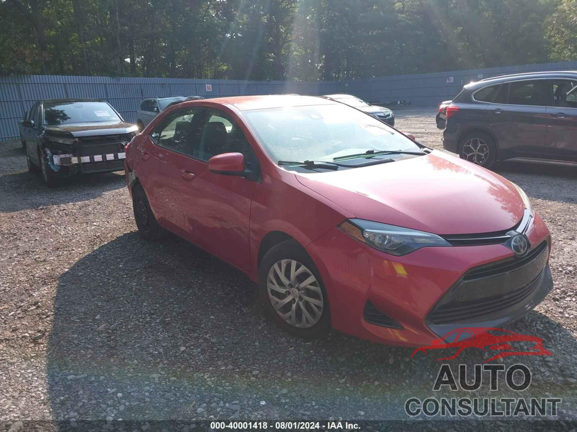 TOYOTA COROLLA 2017 - 2T1BURHE1HC851209