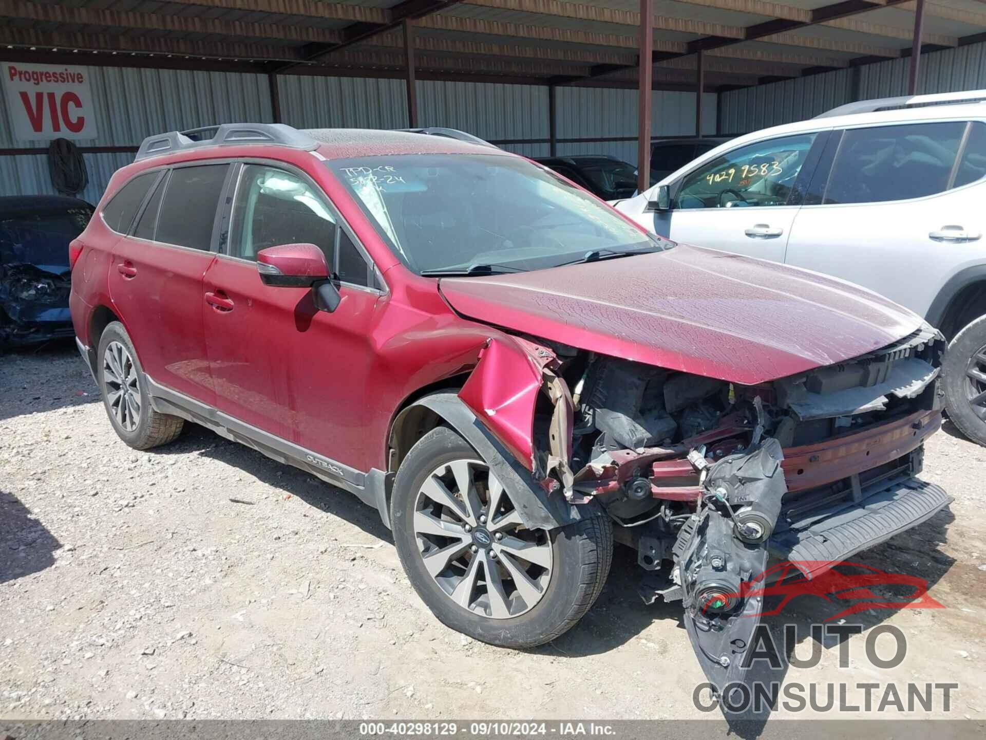 SUBARU OUTBACK 2016 - 4S4BSANC9G3277651