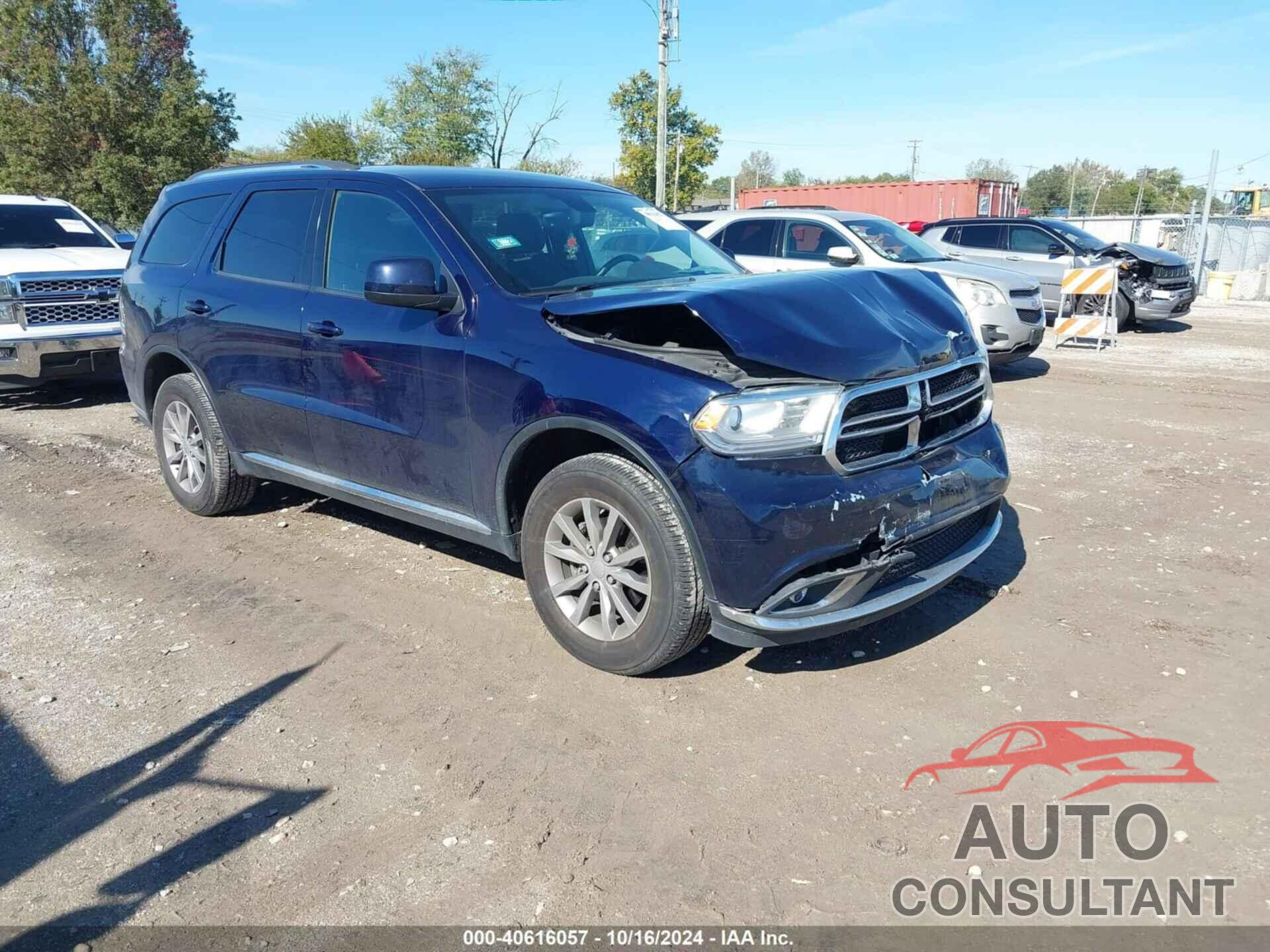 DODGE DURANGO 2017 - 1C4RDJAG0HC623528