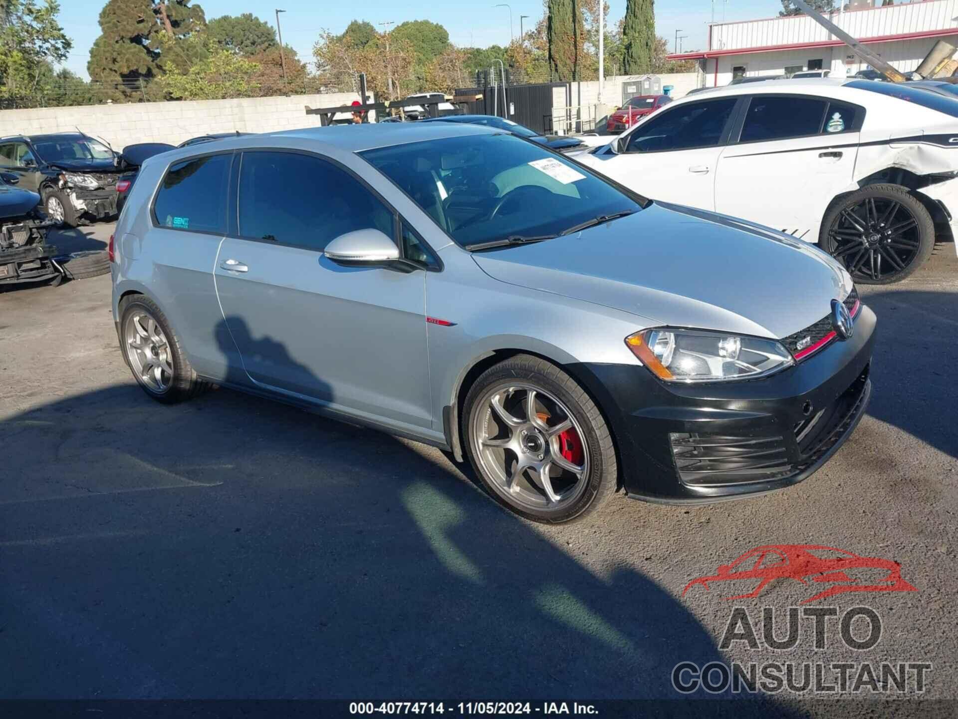 VOLKSWAGEN GOLF GTI 2016 - 3VWYT7AU0GM055234