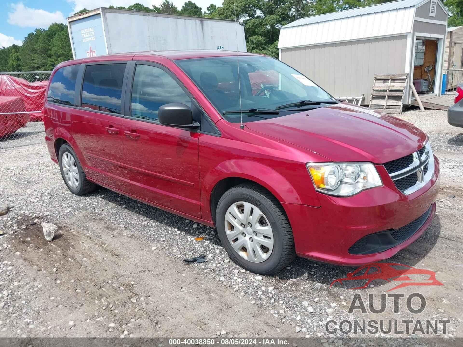 DODGE GRAND CARAVAN 2016 - 2C4RDGBG0GR250899