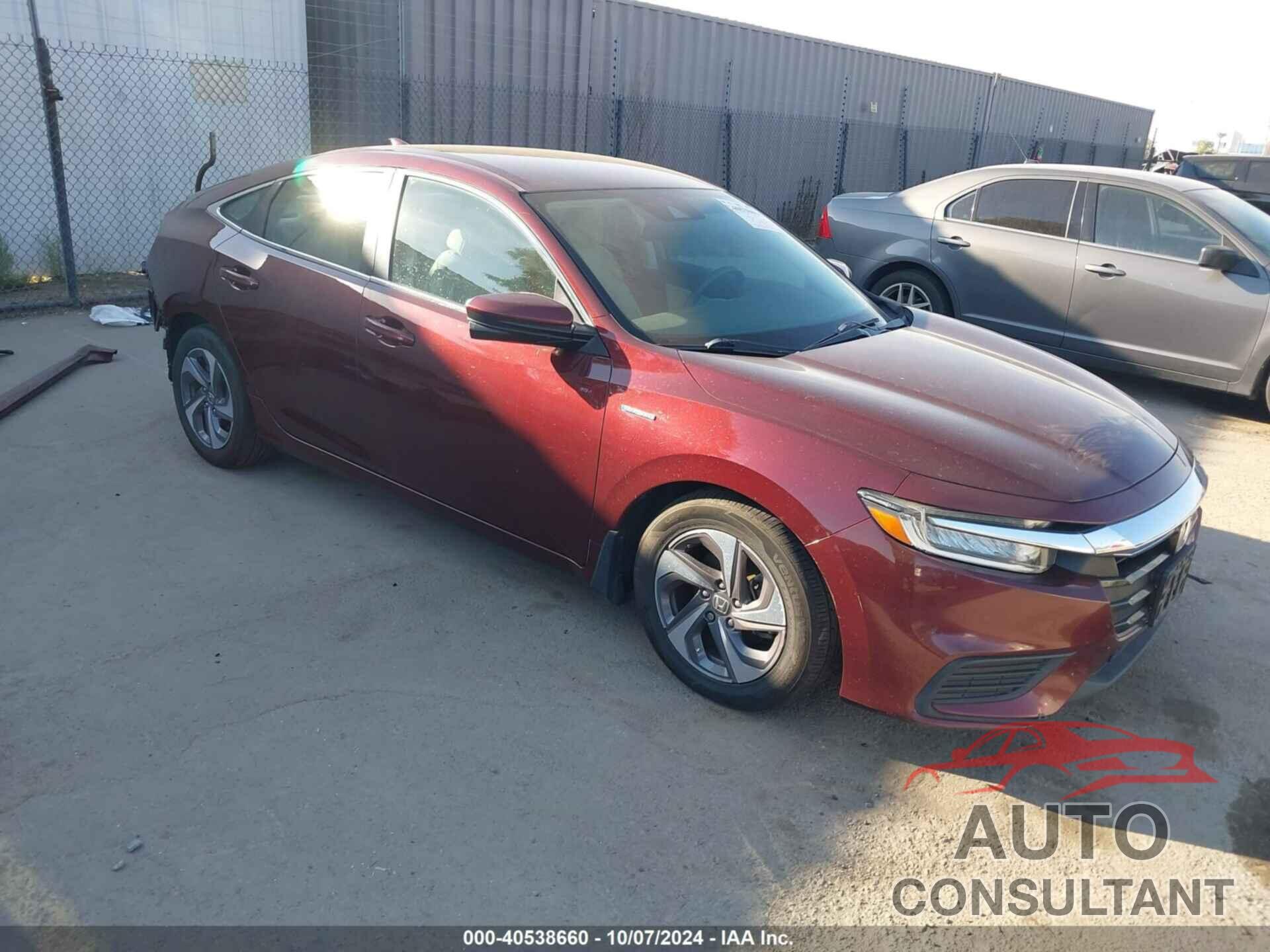 HONDA INSIGHT 2019 - 19XZE4F54KE017994