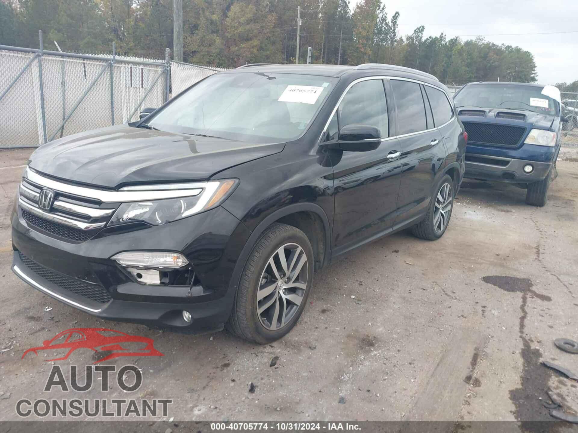 HONDA PILOT 2017 - 5FNYF5H93HB014103