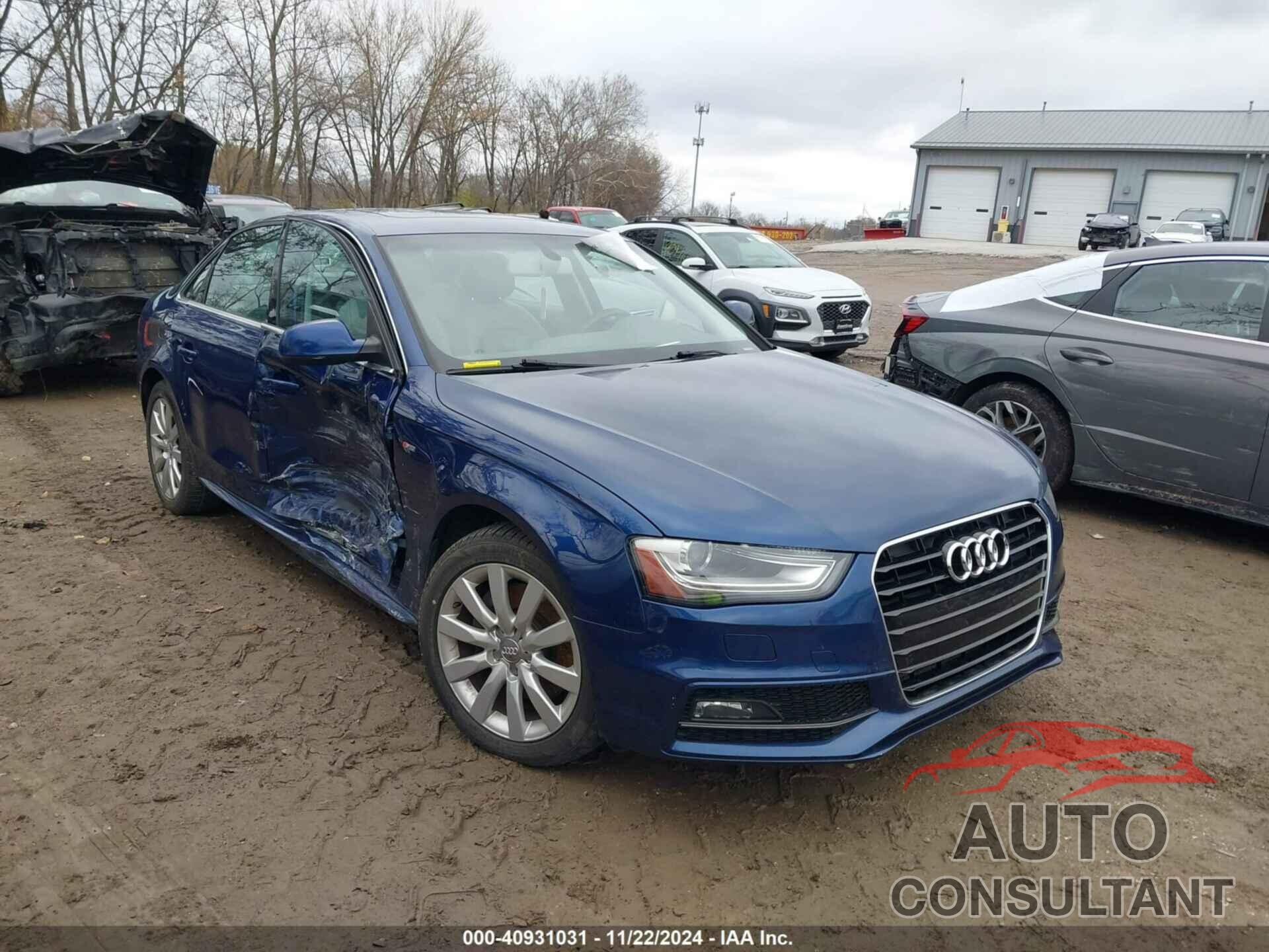 AUDI A4 2015 - WAUBFAFL6FN023029