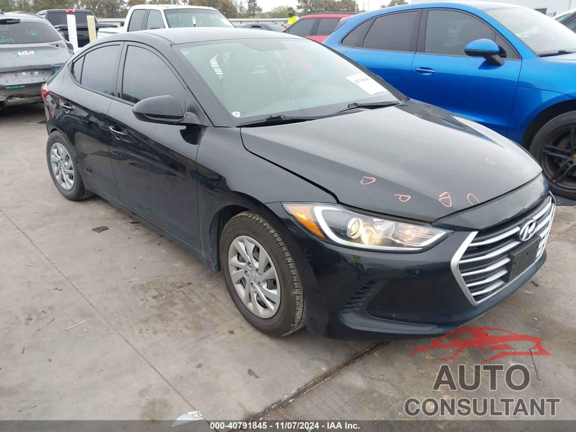 HYUNDAI ELANTRA 2018 - 5NPD74LF4JH393462