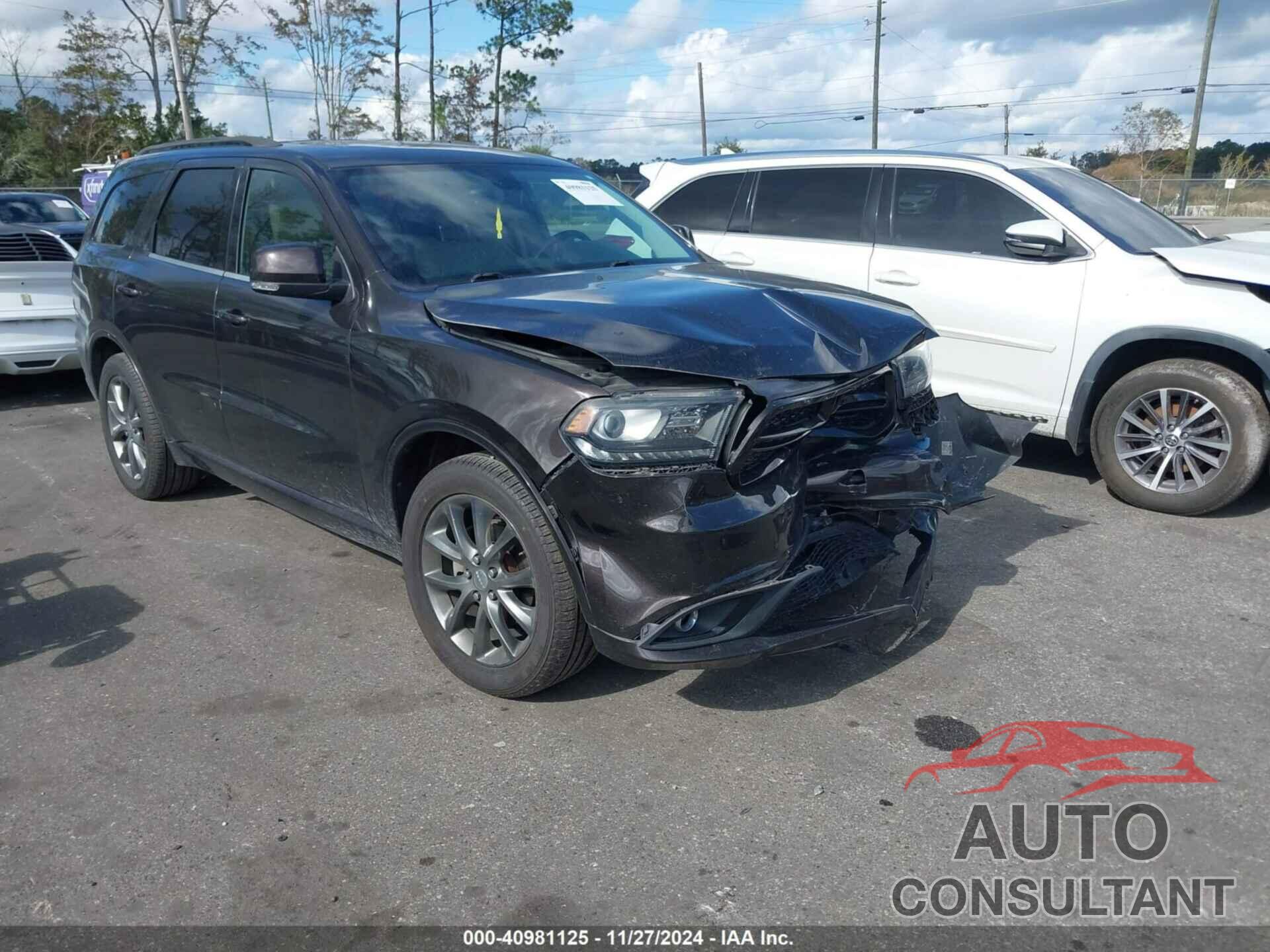DODGE DURANGO 2017 - 1C4RDHDGXHC629356
