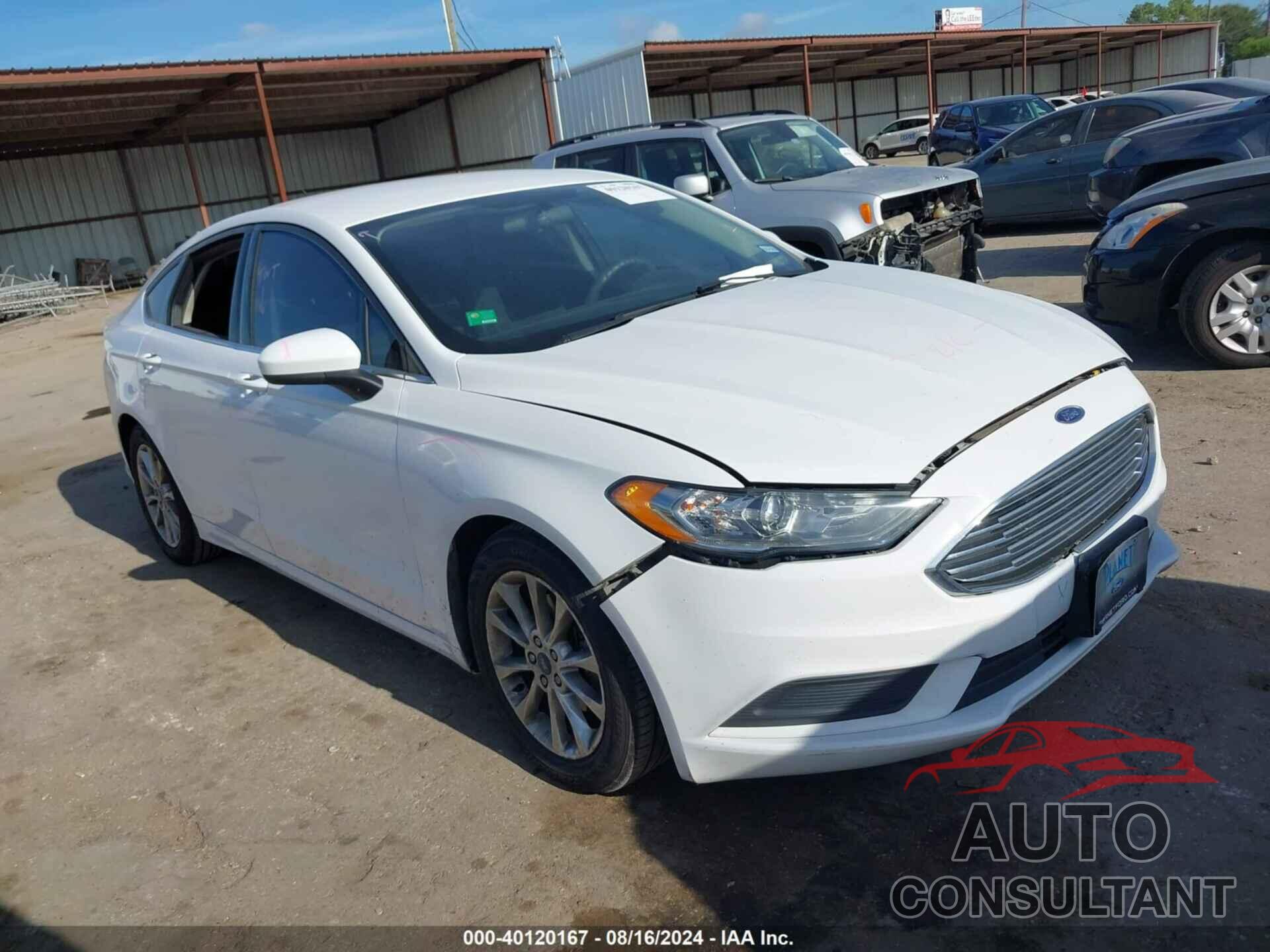 FORD FUSION 2017 - 3FA6P0H77HR206294