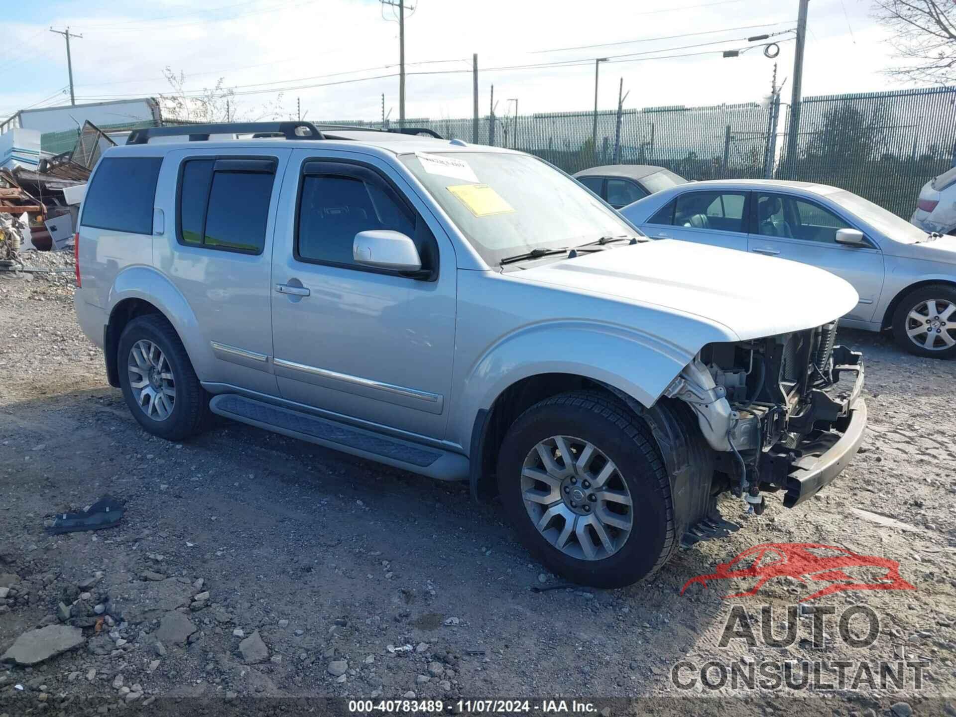 NISSAN PATHFINDER 2012 - 5N1AR1NB7CC609613