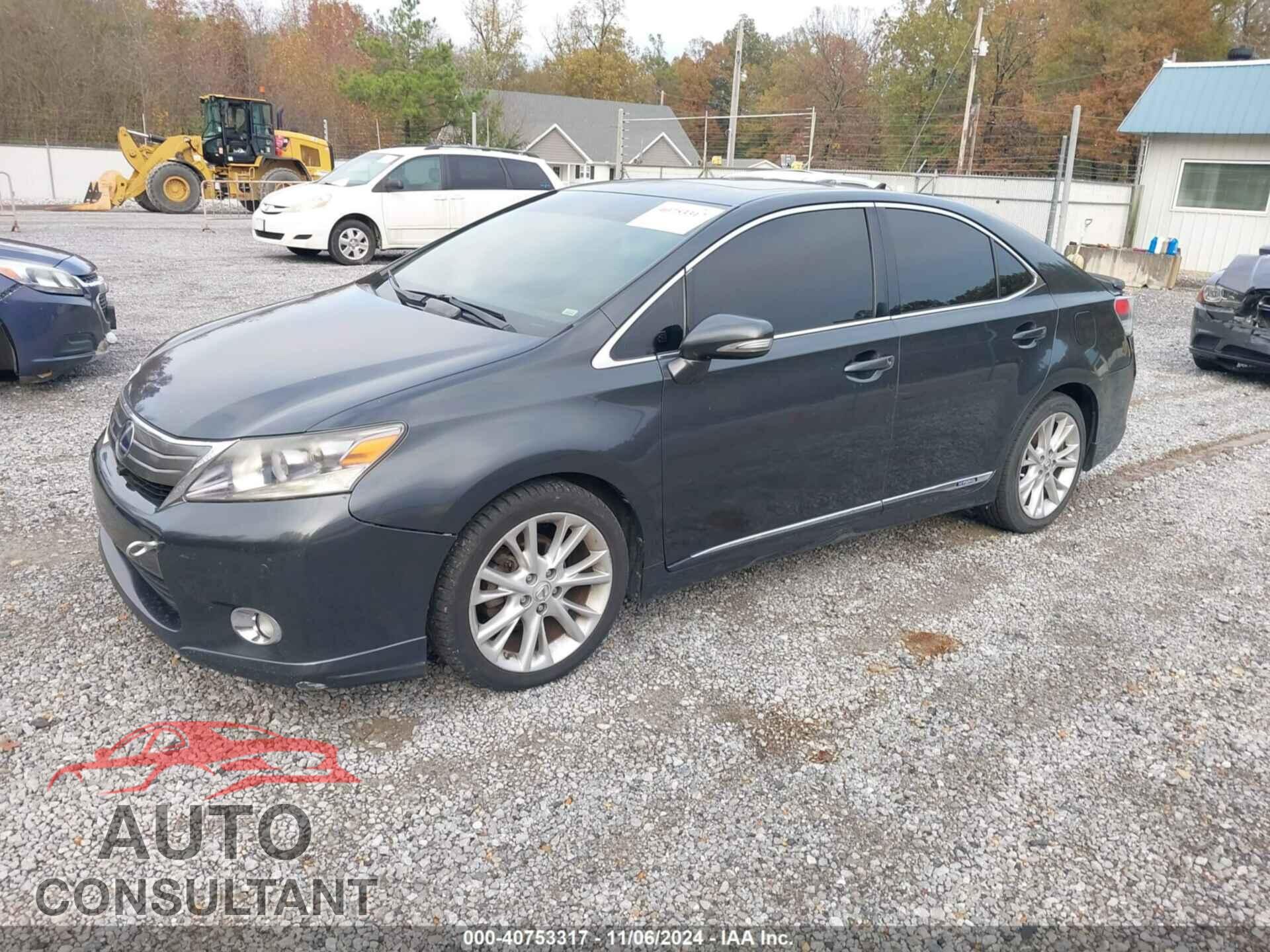 LEXUS HS 250H 2010 - JTHBB1BA8A2019690