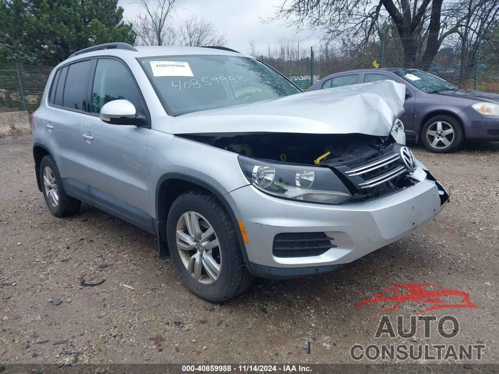 VOLKSWAGEN TIGUAN 2016 - WVGBV7AX3GW553291