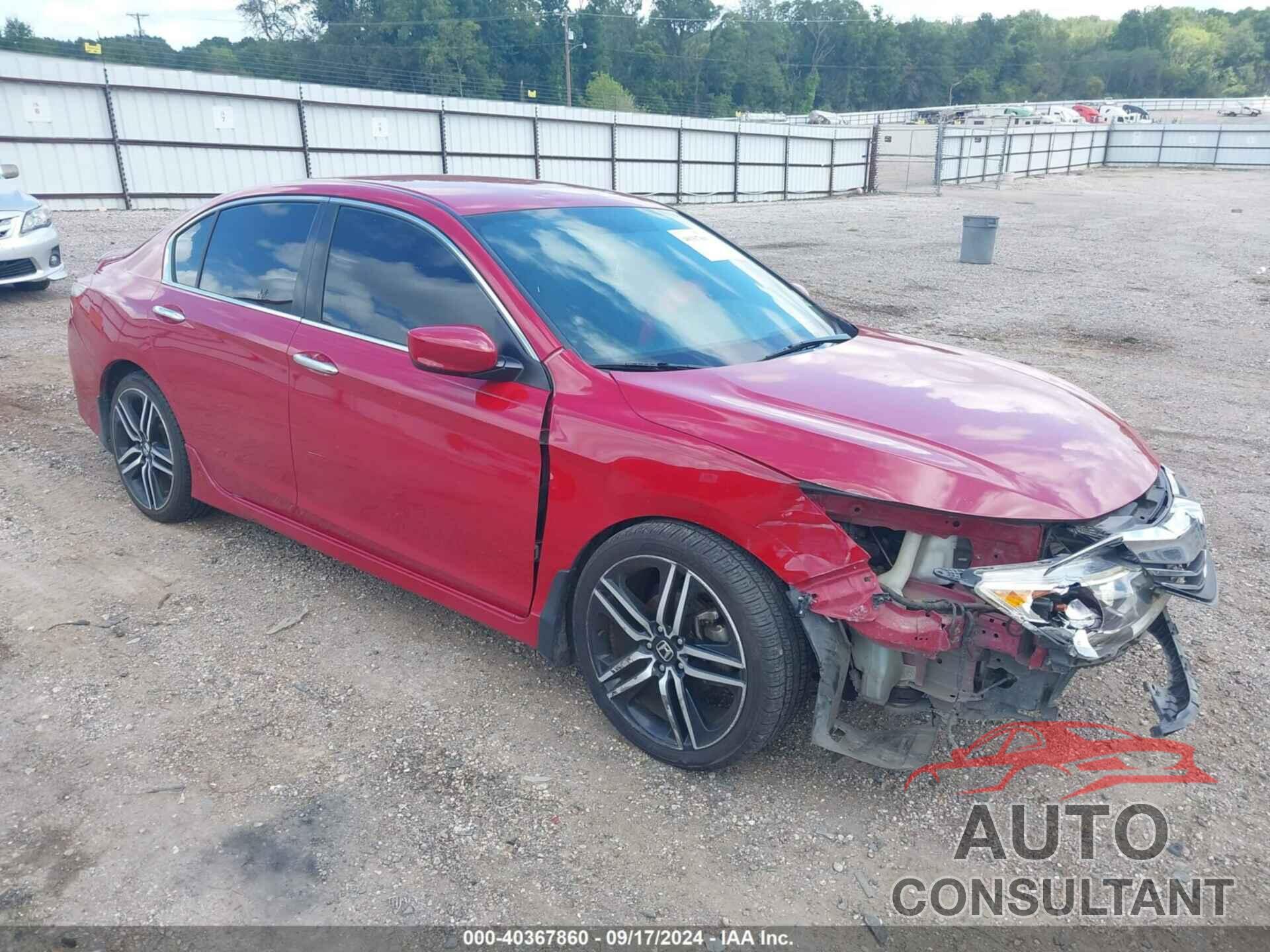 HONDA ACCORD 2016 - 1HGCR2F56GA046021