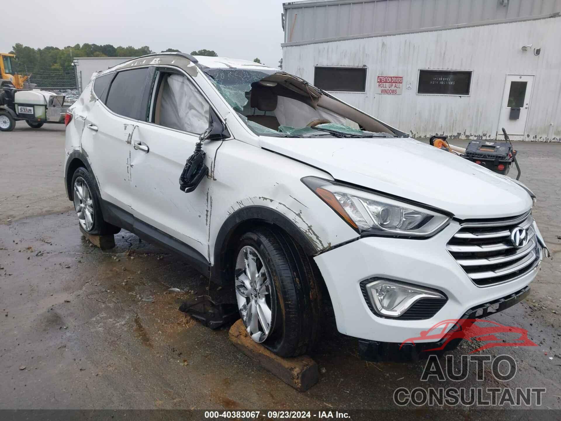 HYUNDAI SANTA FE 2013 - 5XYZU3LA7DG110481