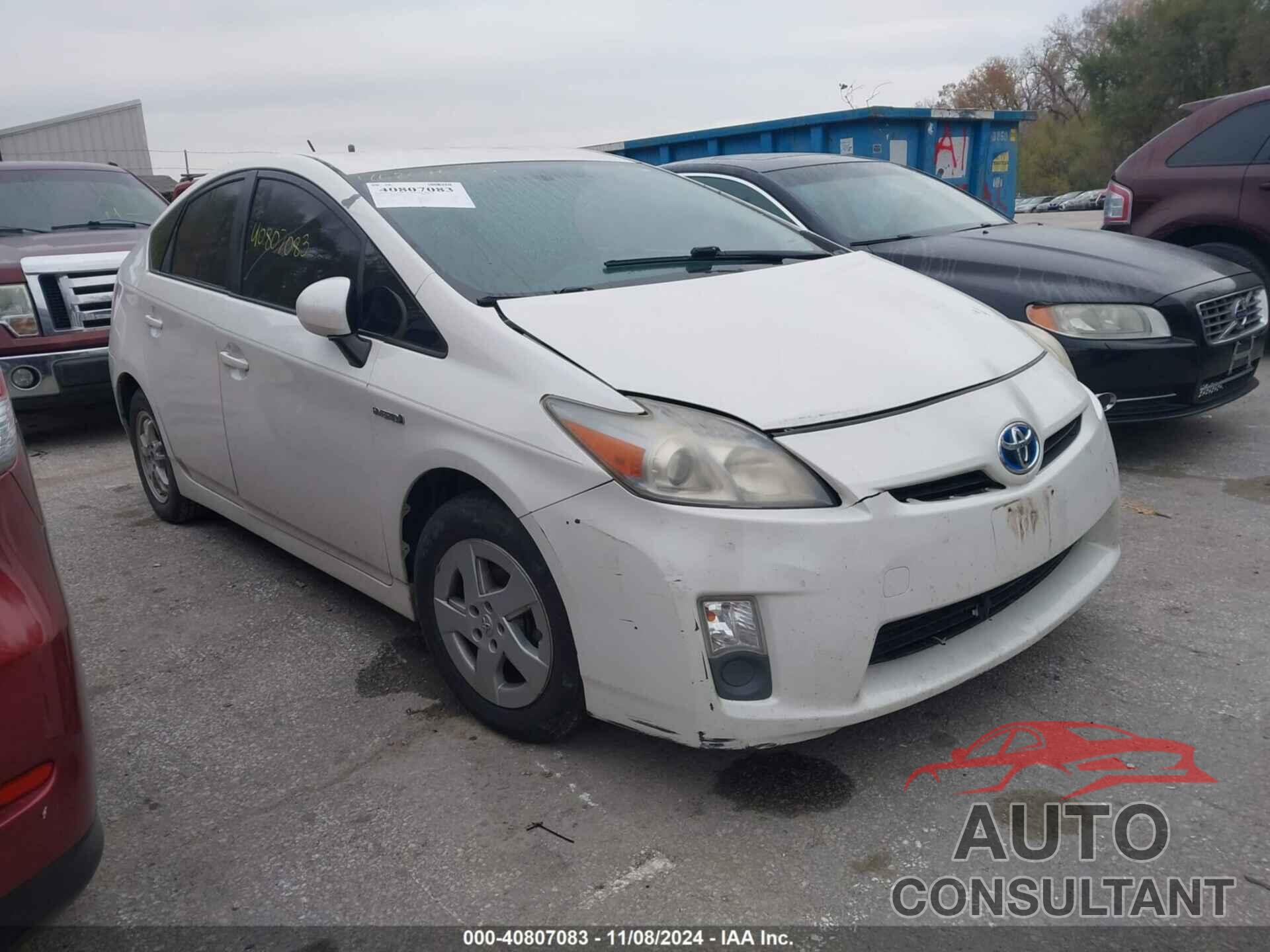 TOYOTA PRIUS 2010 - JTDKN3DU2A0201814
