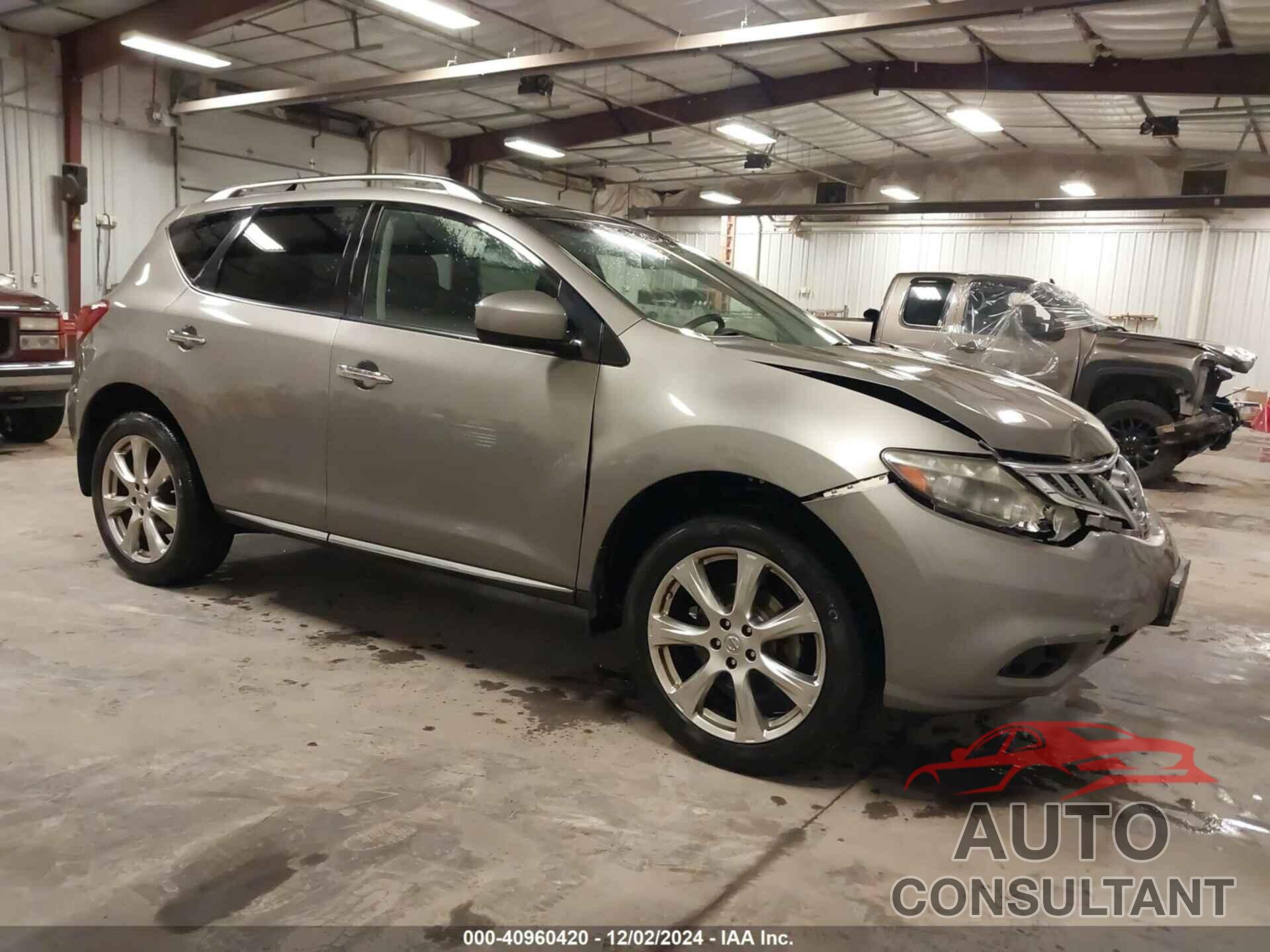 NISSAN MURANO 2012 - JN8AZ1MW3CW222553