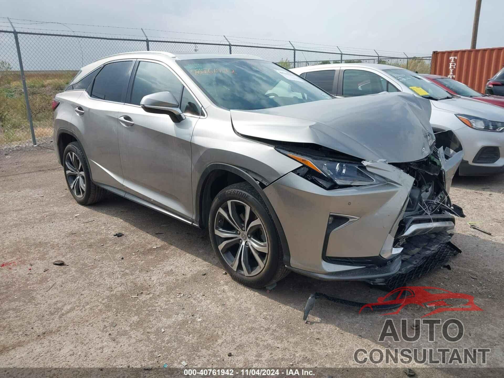 LEXUS RX 350 2017 - 2T2ZZMCA1HC083590