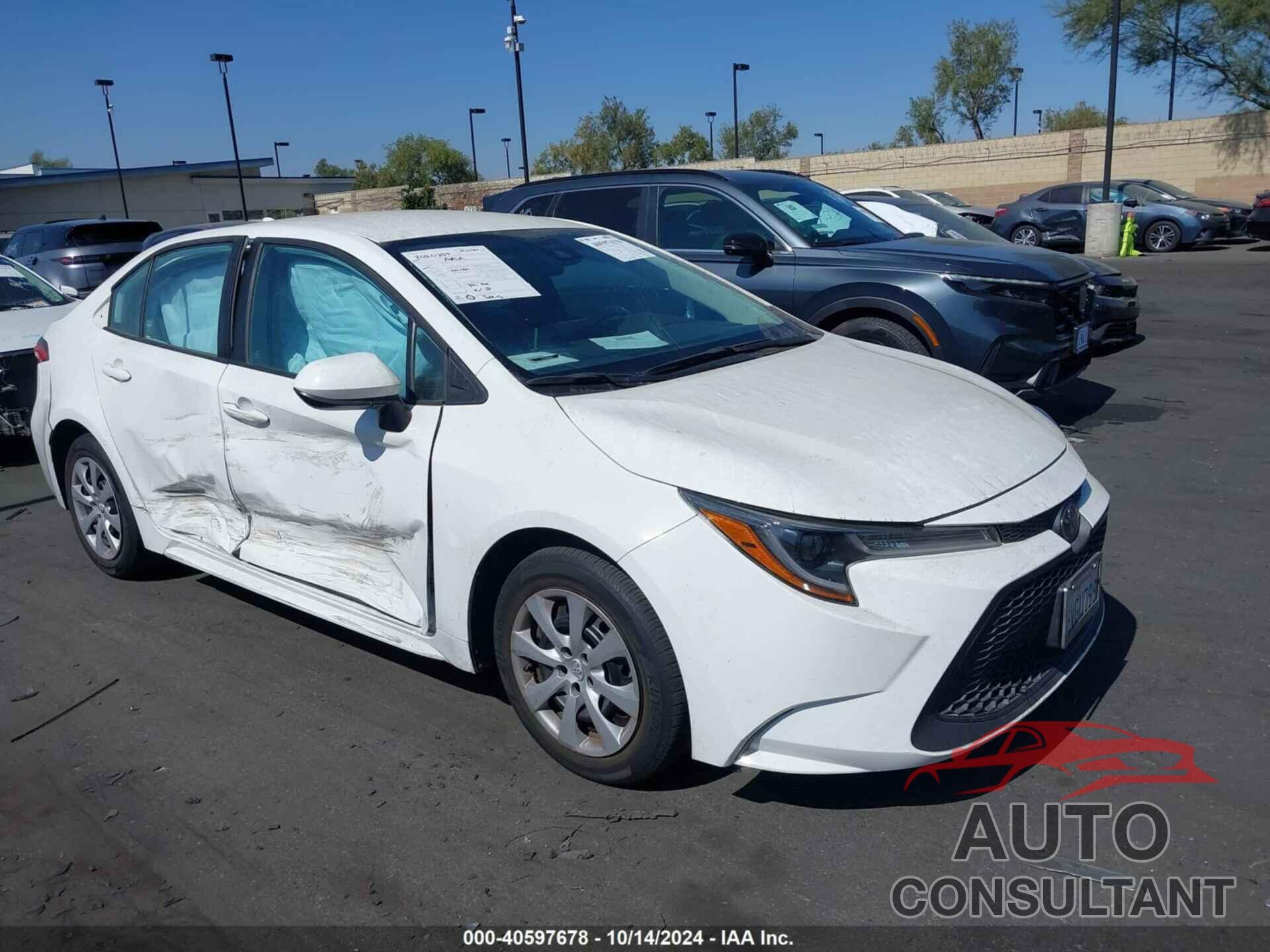 TOYOTA COROLLA 2021 - 5YFEPMAE0MP197315