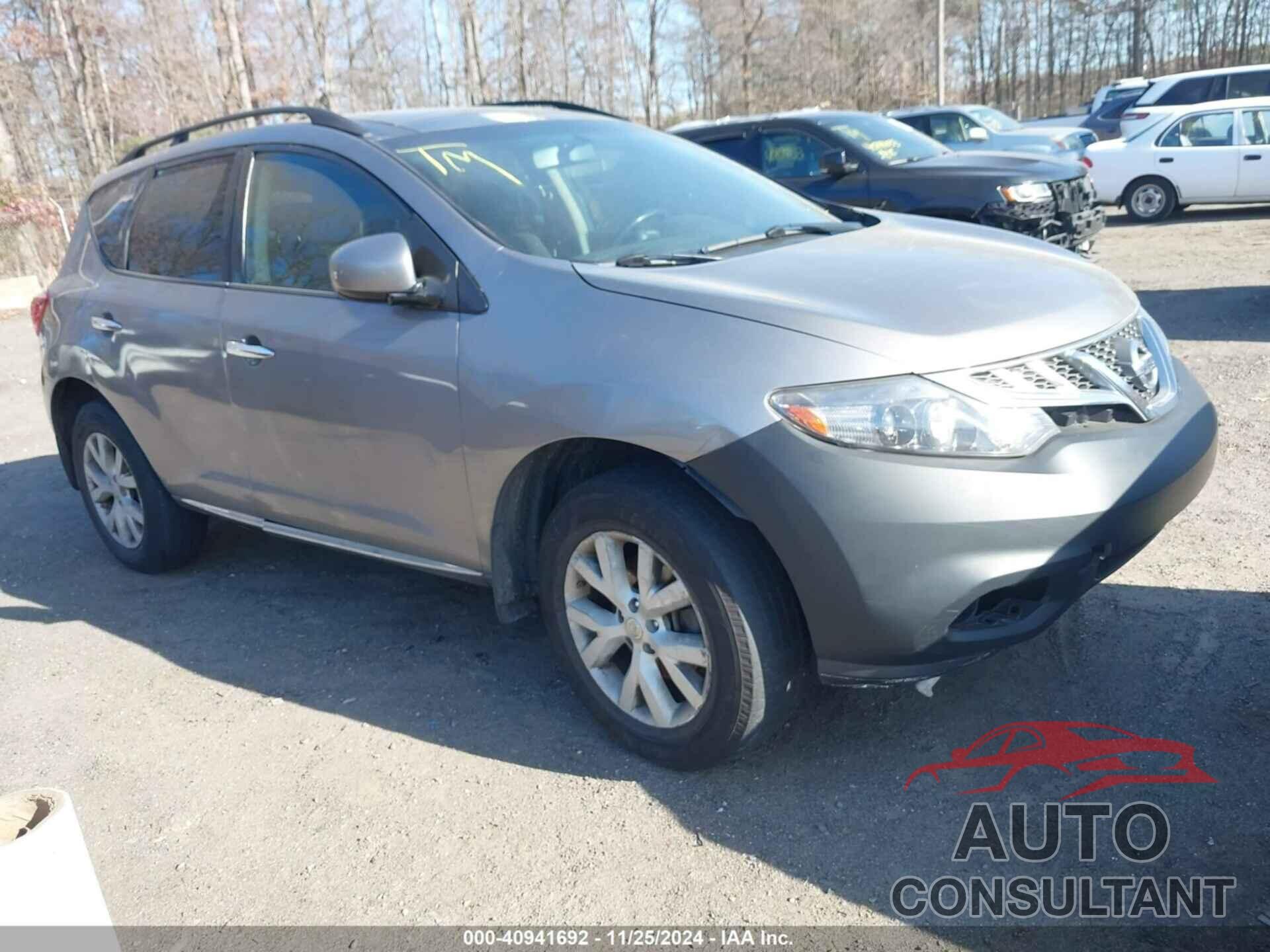 NISSAN MURANO 2011 - JN8AZ1MWXBW158218