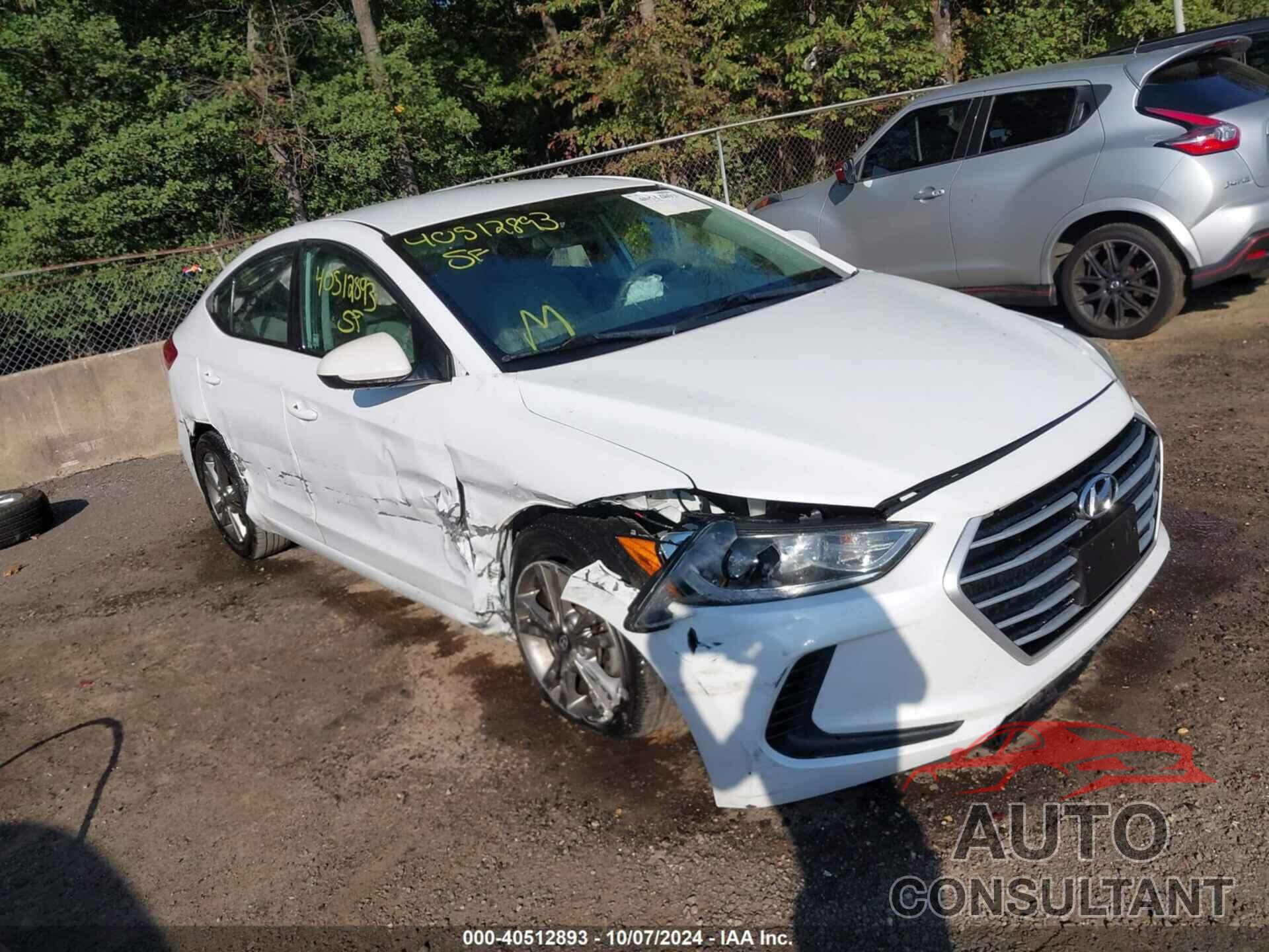 HYUNDAI ELANTRA 2017 - 5NPD84LF8HH166914