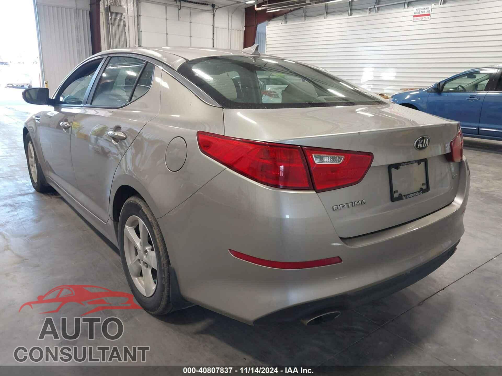 KIA OPTIMA 2015 - KNAGM4A77F5537267