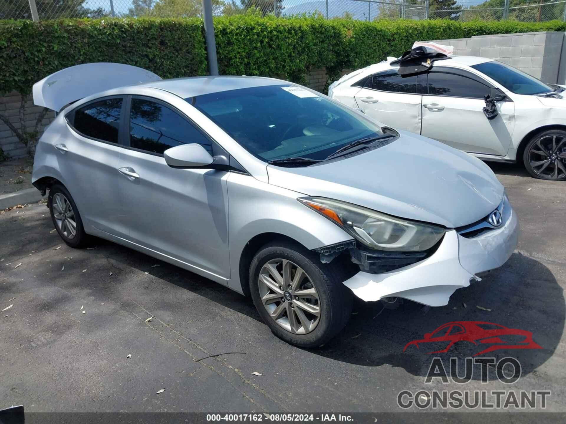 HYUNDAI ELANTRA 2016 - KMHDH4AE7GU559846