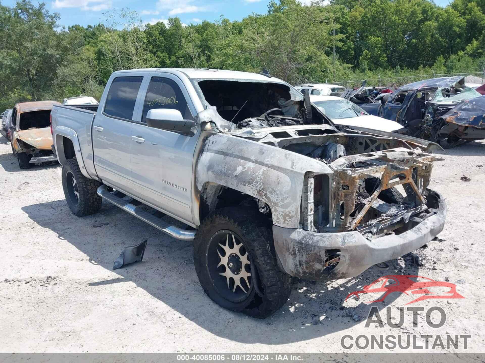 CHEVROLET SILVERADO 1500 2017 - 3GCUKREC6HG414569