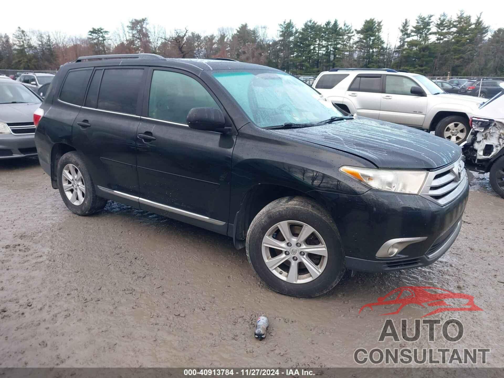 TOYOTA HIGHLANDER 2012 - 5TDBK3EH1CS097942