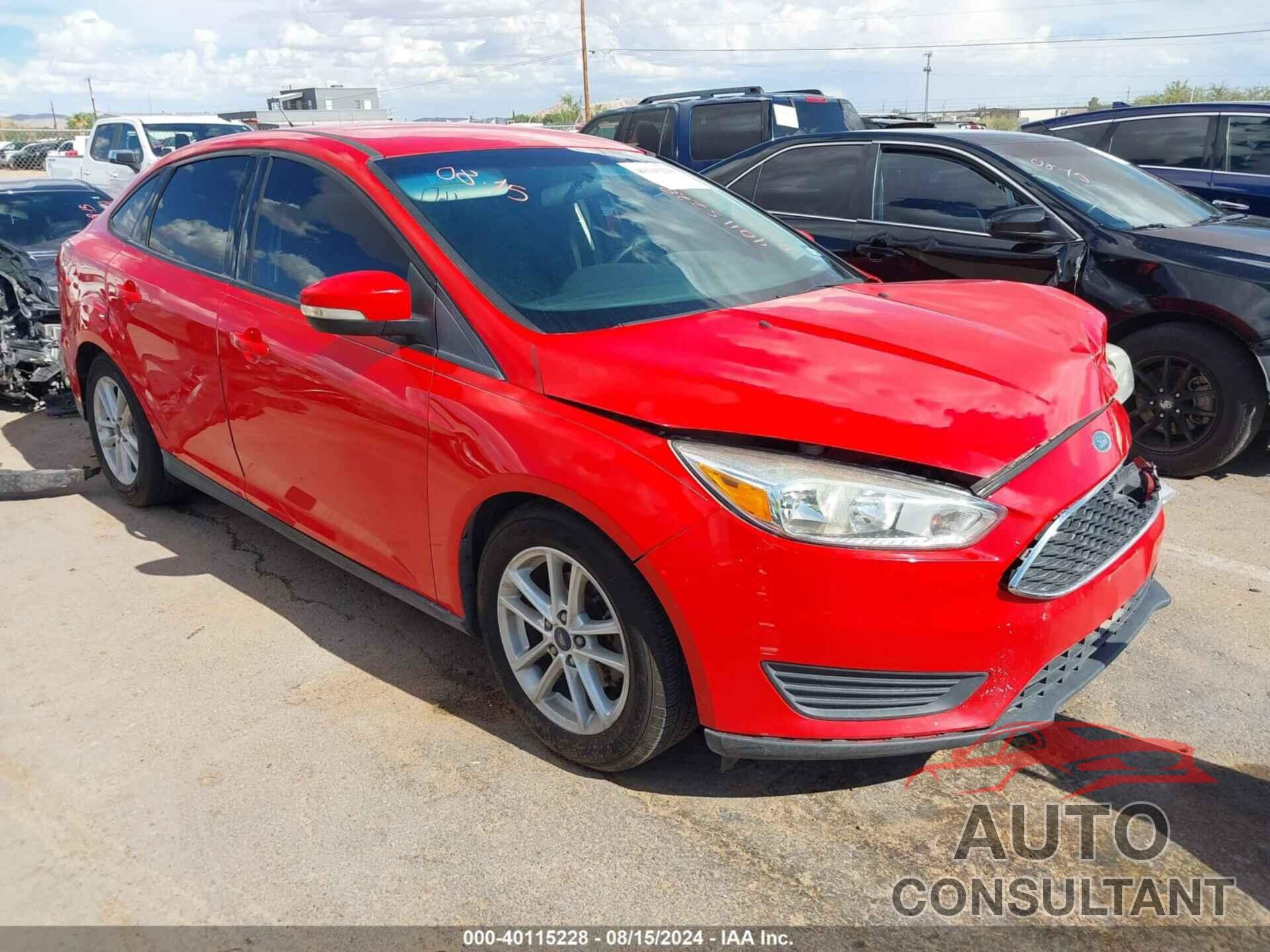 FORD FOCUS 2016 - 1FADP3F25GL379406