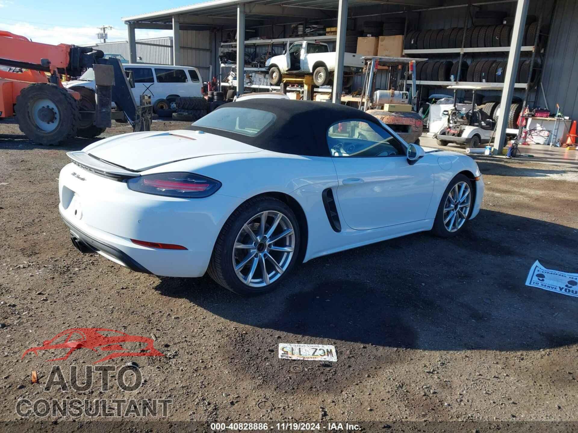 PORSCHE BOXSTER 2018 - WP0CA2A8XJS211030