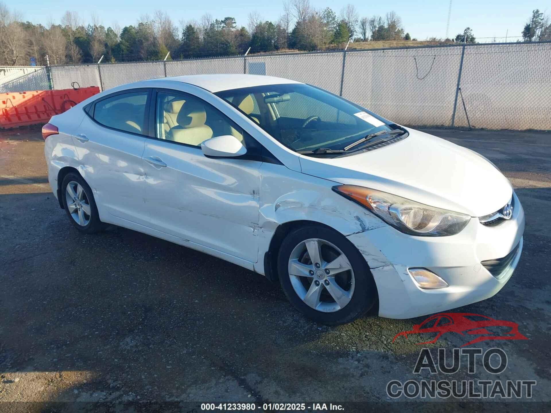 HYUNDAI ELANTRA 2012 - 5NPDH4AE6CH126916