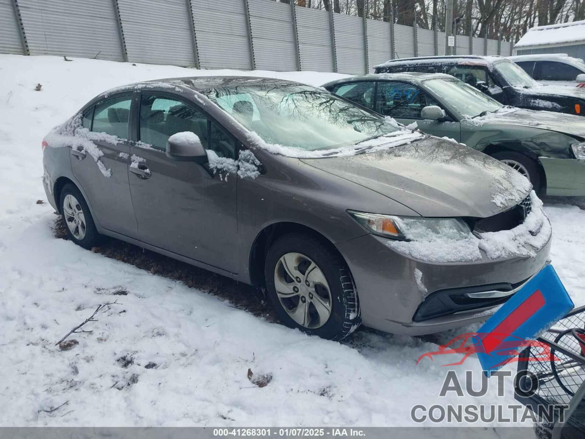 HONDA CIVIC 2013 - 19XFB2F59DE094492