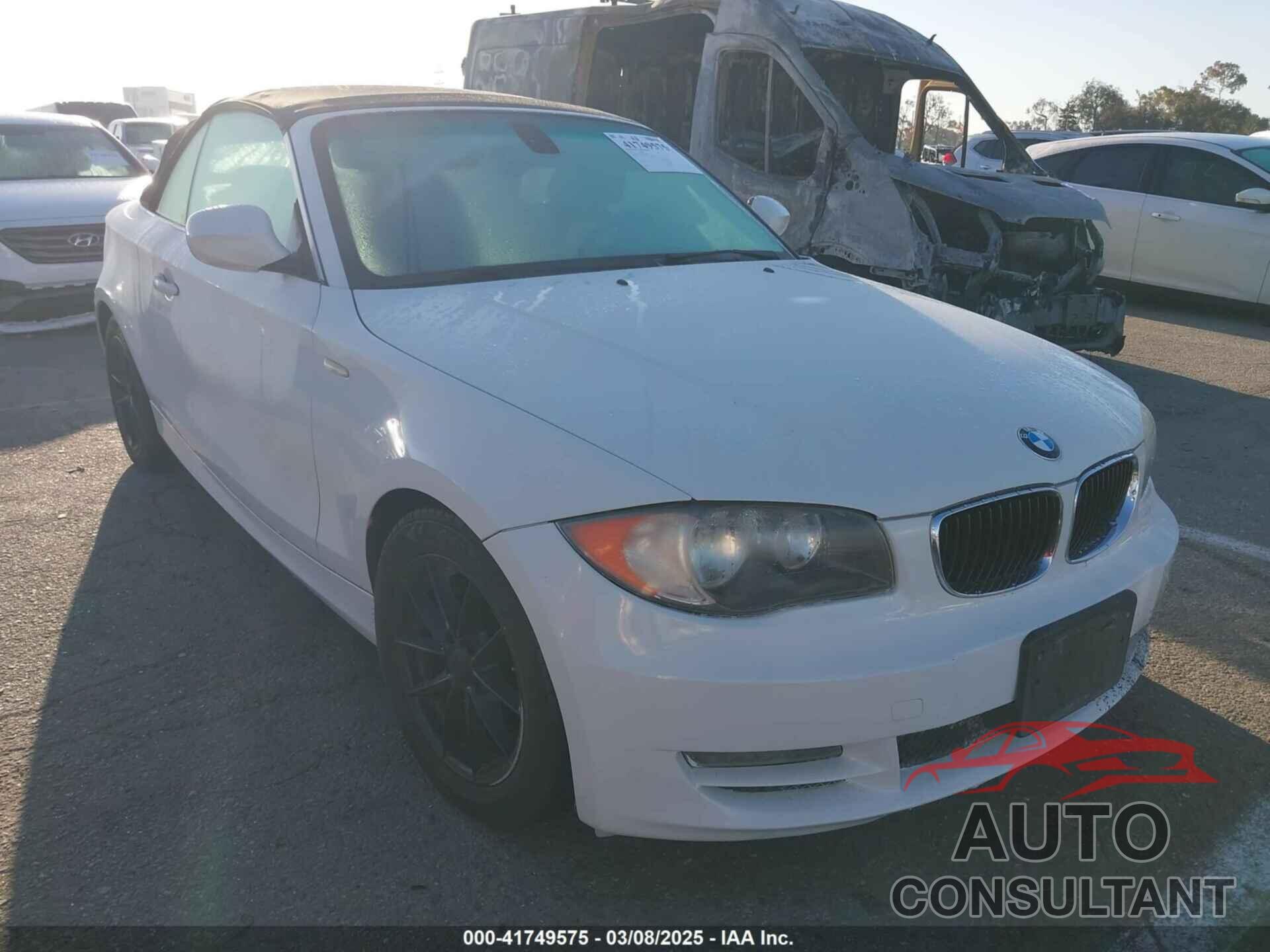 BMW 128I 2011 - WBAUN1C58BVH82814