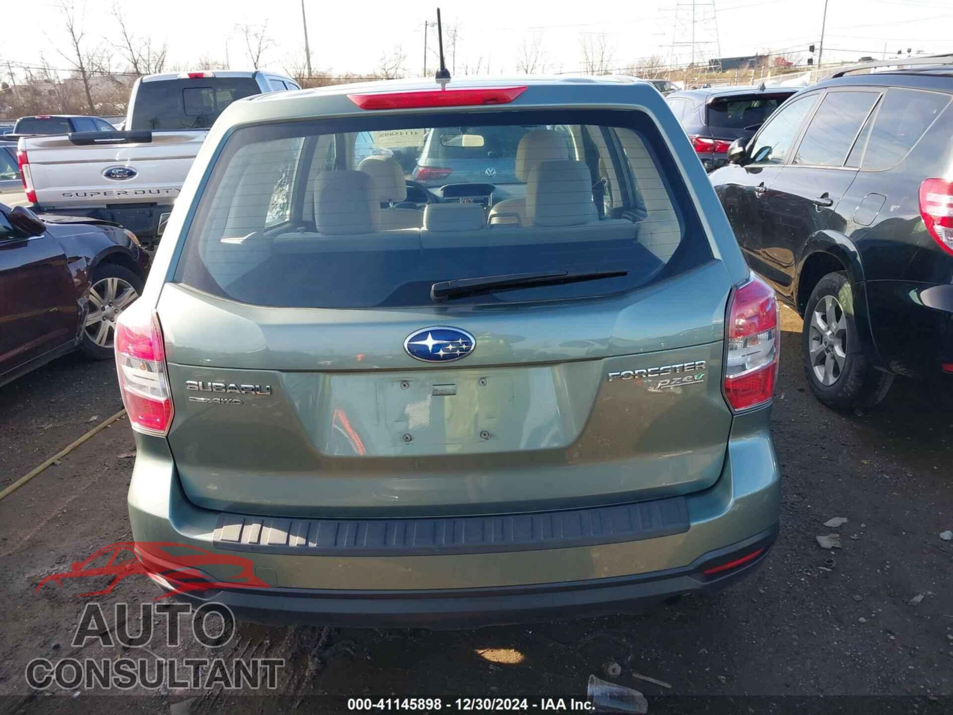 SUBARU FORESTER 2014 - JF2SJAAC3EH529912
