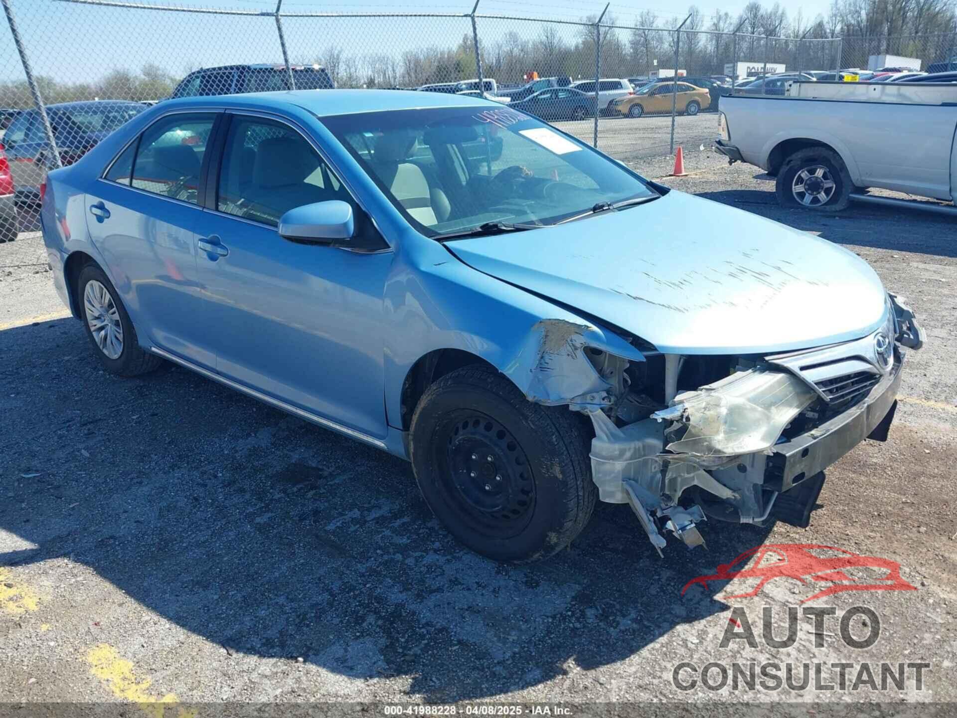 TOYOTA CAMRY 2012 - 4T4BF1FK9CR240412